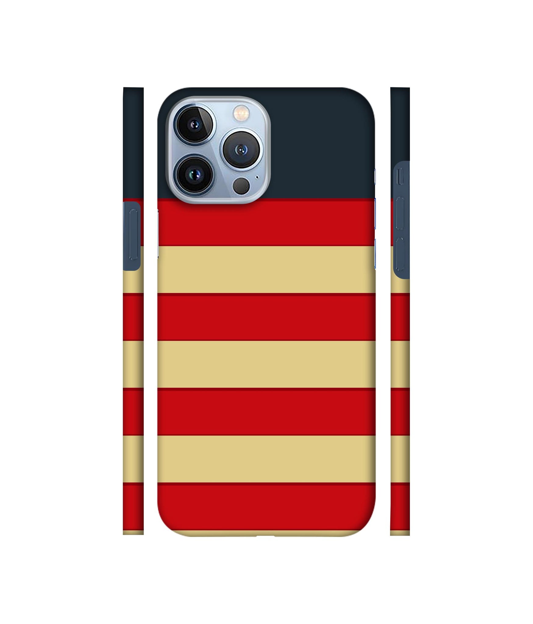 Multicolor Lines Designer Hard Back Cover for Apple iPhone 13 Pro