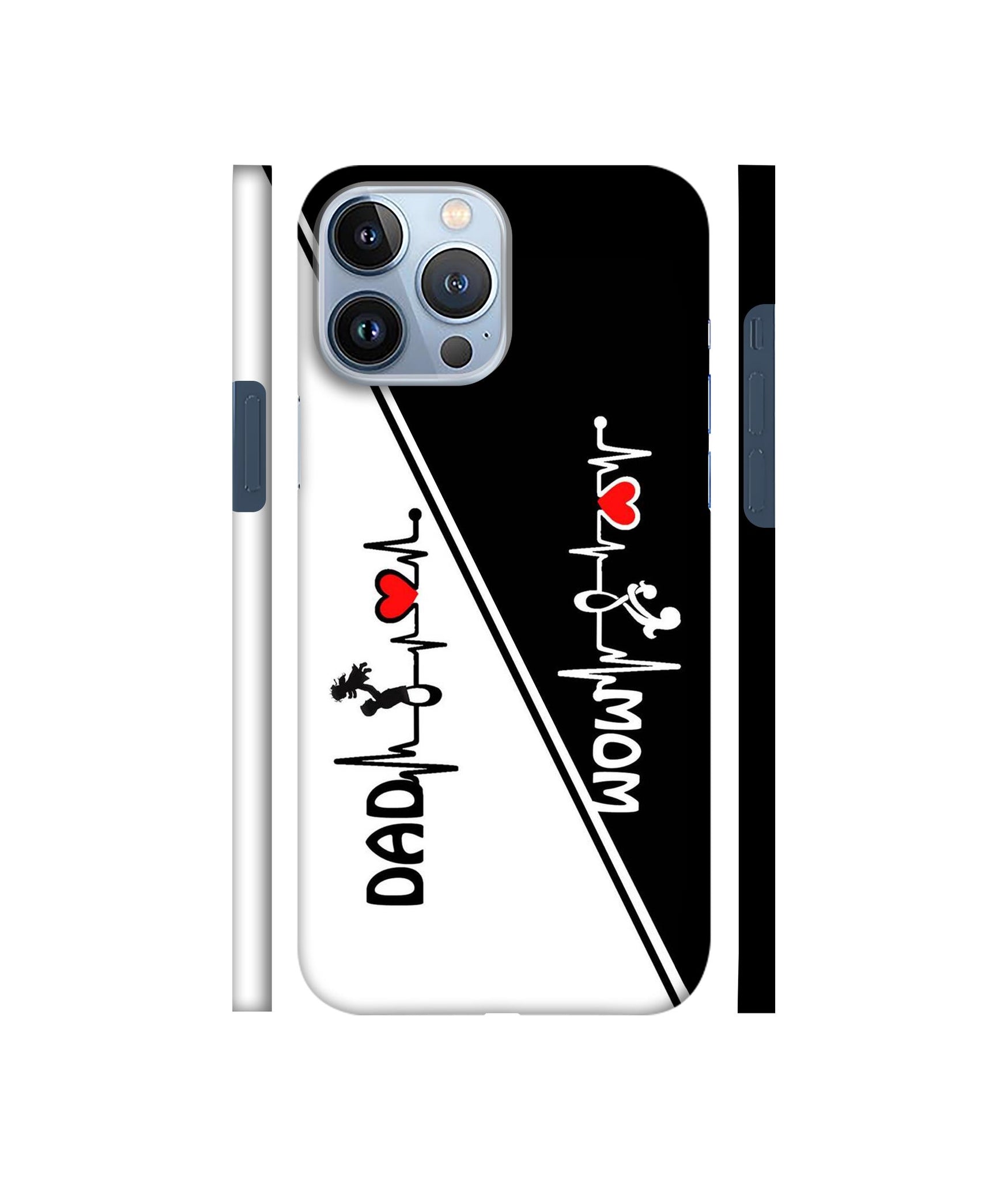 Mom and Dad Lover Designer Hard Back Cover for Apple iPhone 13 Pro