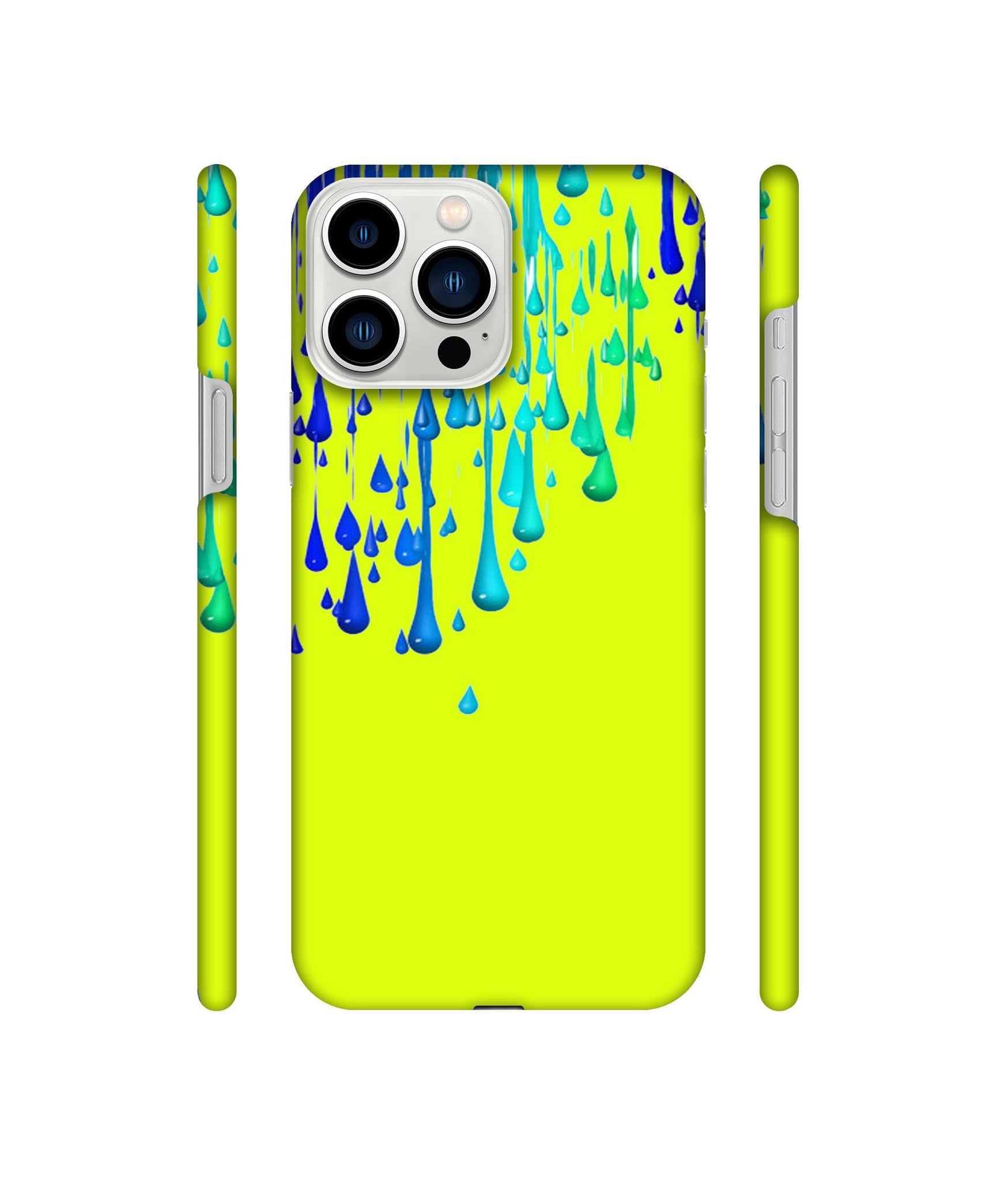 Neon Paint Designer Hard Back Cover for Apple iPhone 13 Pro Max