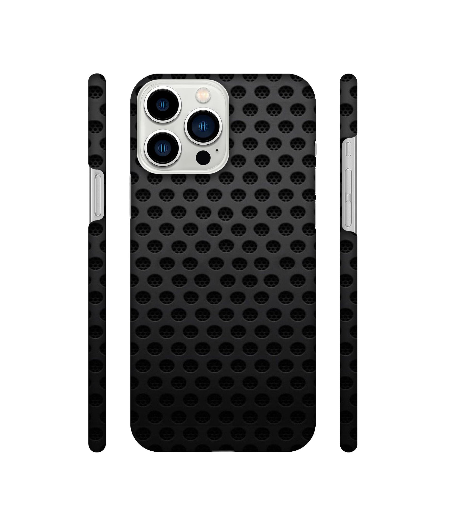 Black Circle Designer Hard Back Cover for Apple iPhone 13 Pro Max