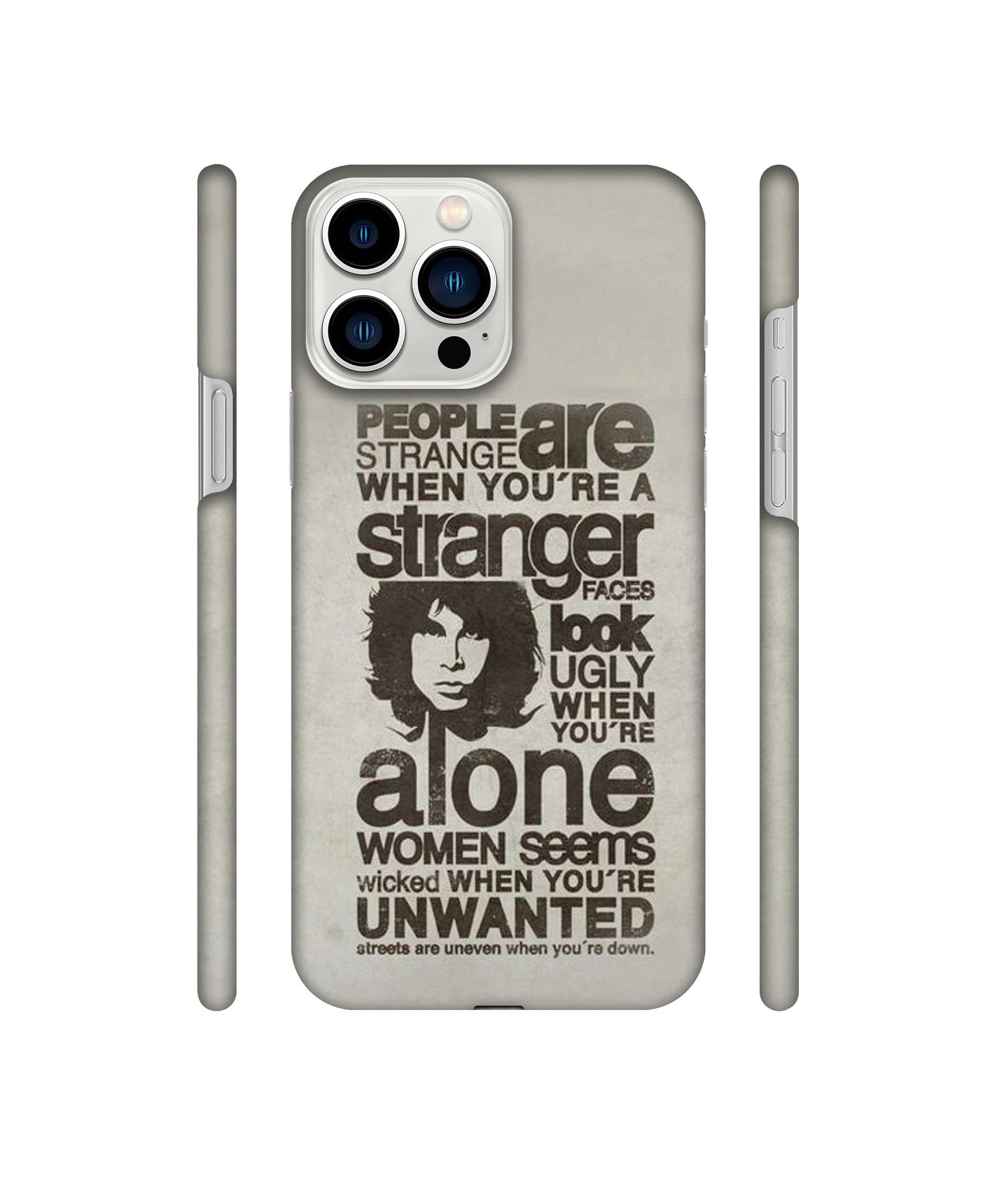 Quotes Pattern Designer Hard Back Cover for Apple iPhone 13 Pro Max