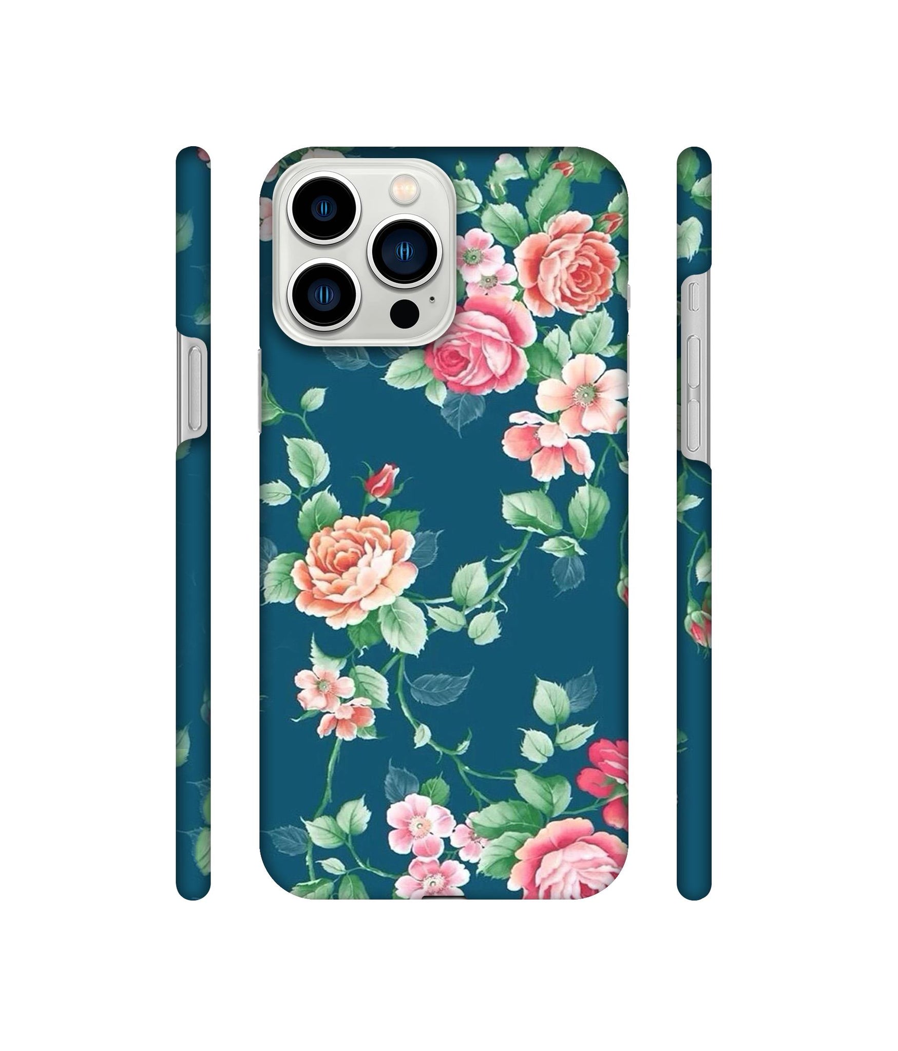 Vintage Floral Designer Hard Back Cover for Apple iPhone 13 Pro Max