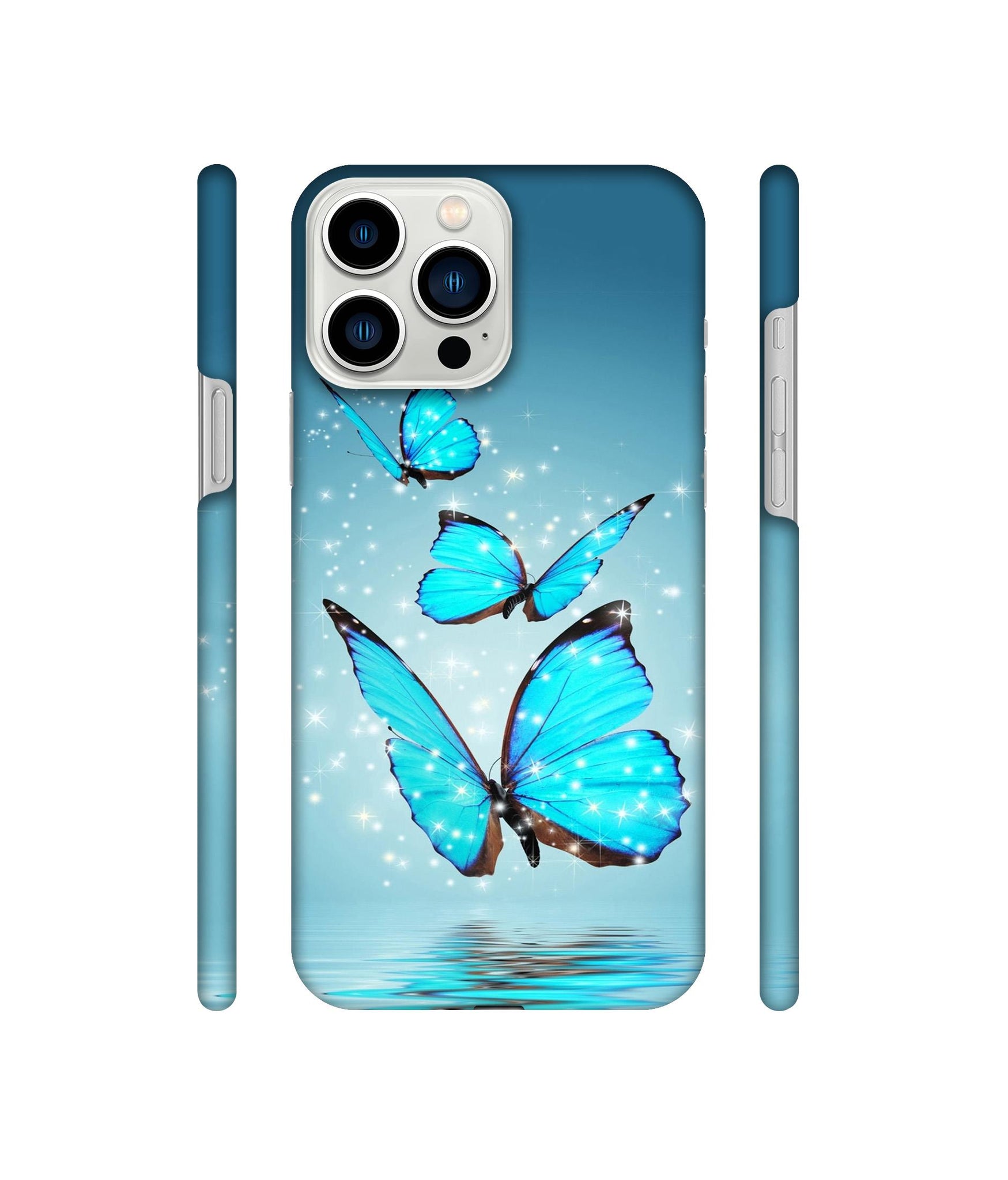 Flying Butterflies Designer Hard Back Cover for Apple iPhone 13 Pro Max