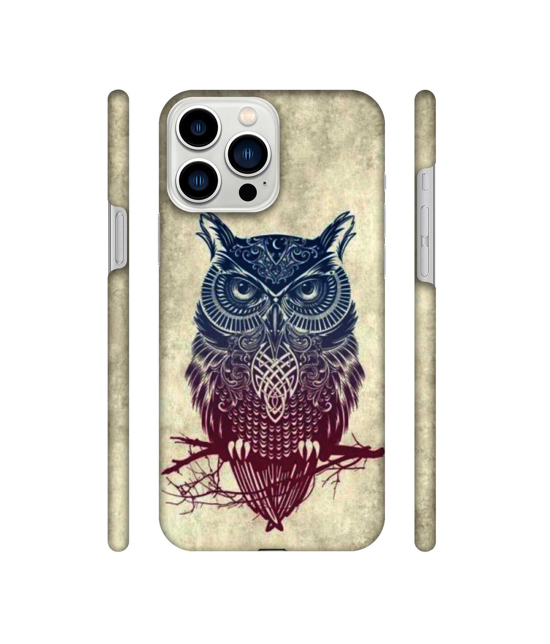 Owl Pattern Designer Hard Back Cover for Apple iPhone 13 Pro Max