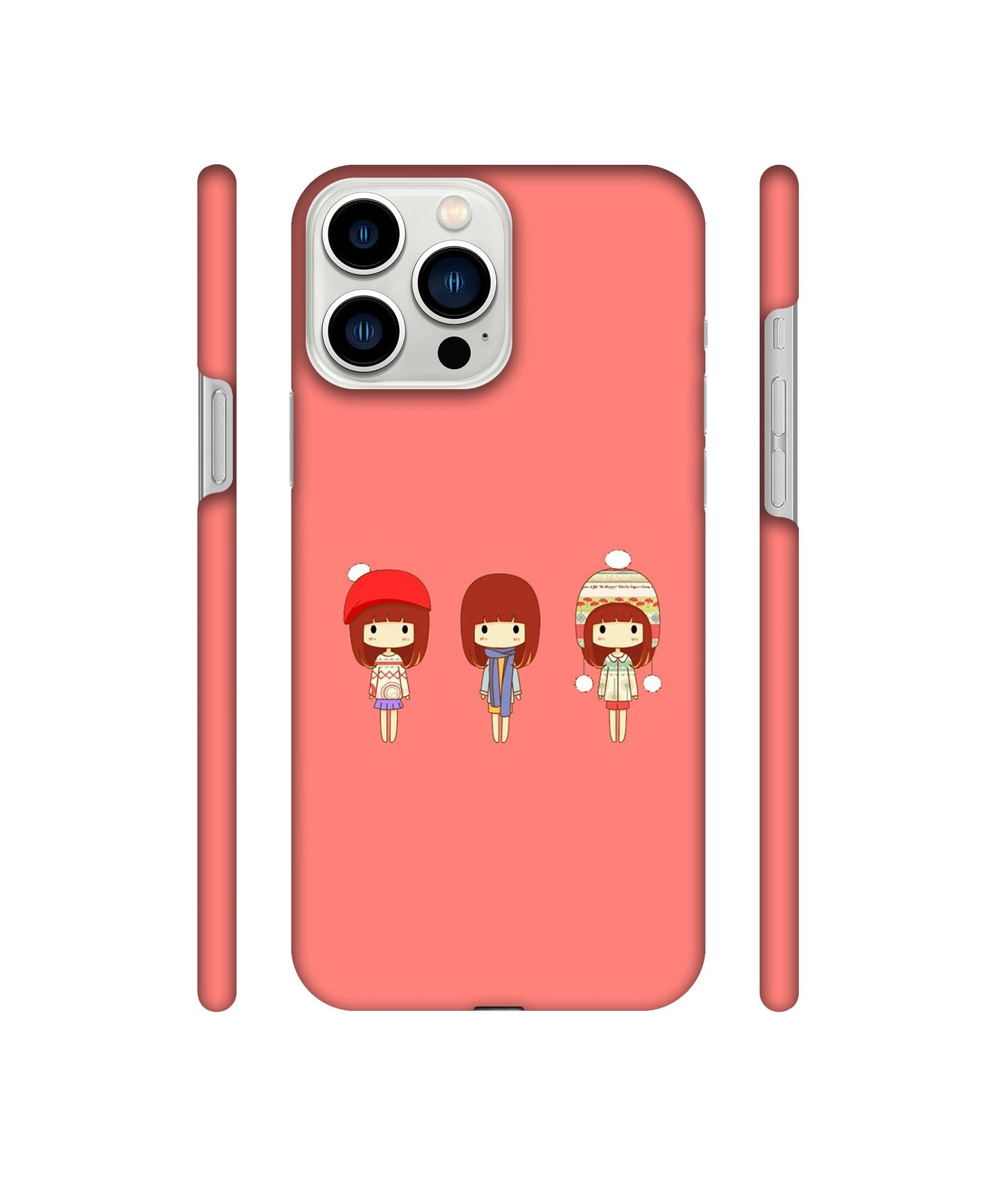 Cute Girls Designer Hard Back Cover for Apple iPhone 13 Pro Max