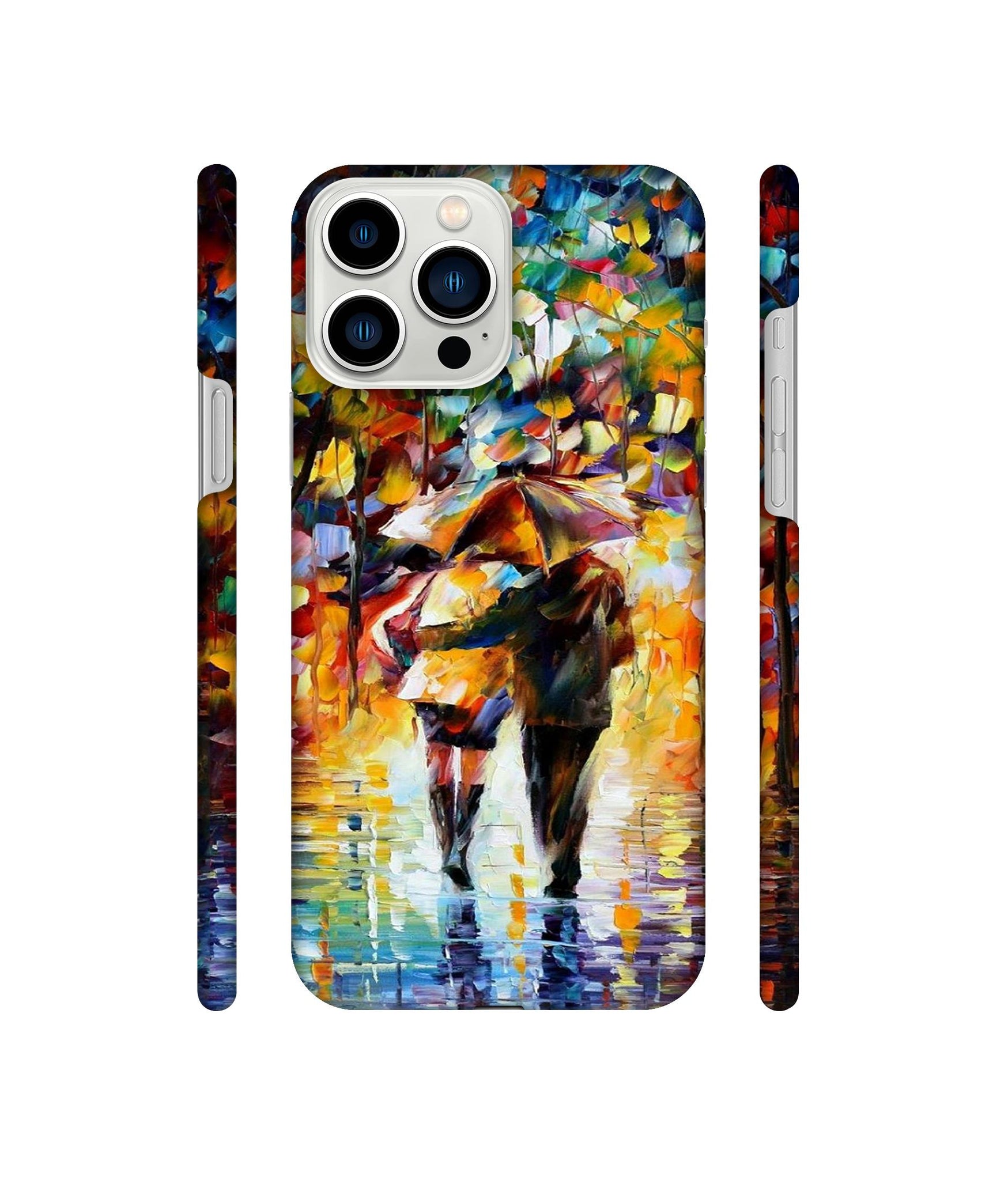 Paint Couple Pattern Designer Hard Back Cover for Apple iPhone 13 Pro Max