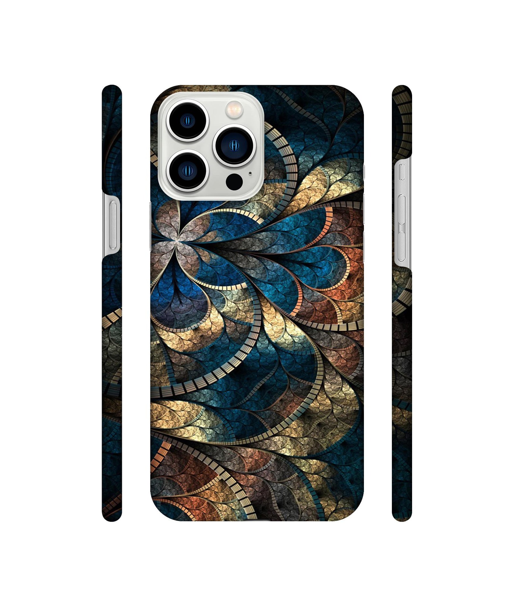 Fractional Pattern Designer Hard Back Cover for Apple iPhone 13 Pro Max