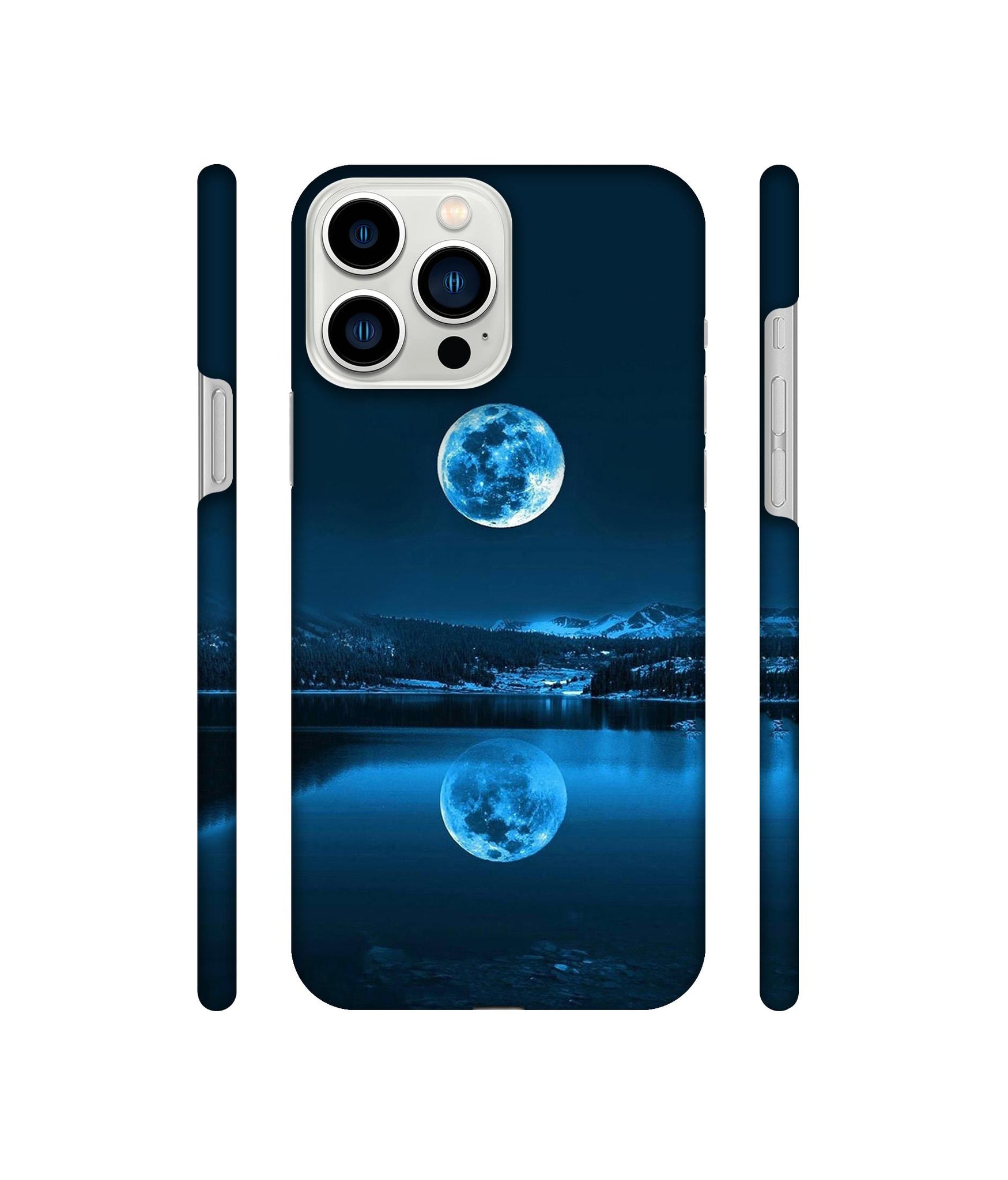 Moon Pattern Print Designer Hard Back Cover for Apple iPhone 13 Pro Max