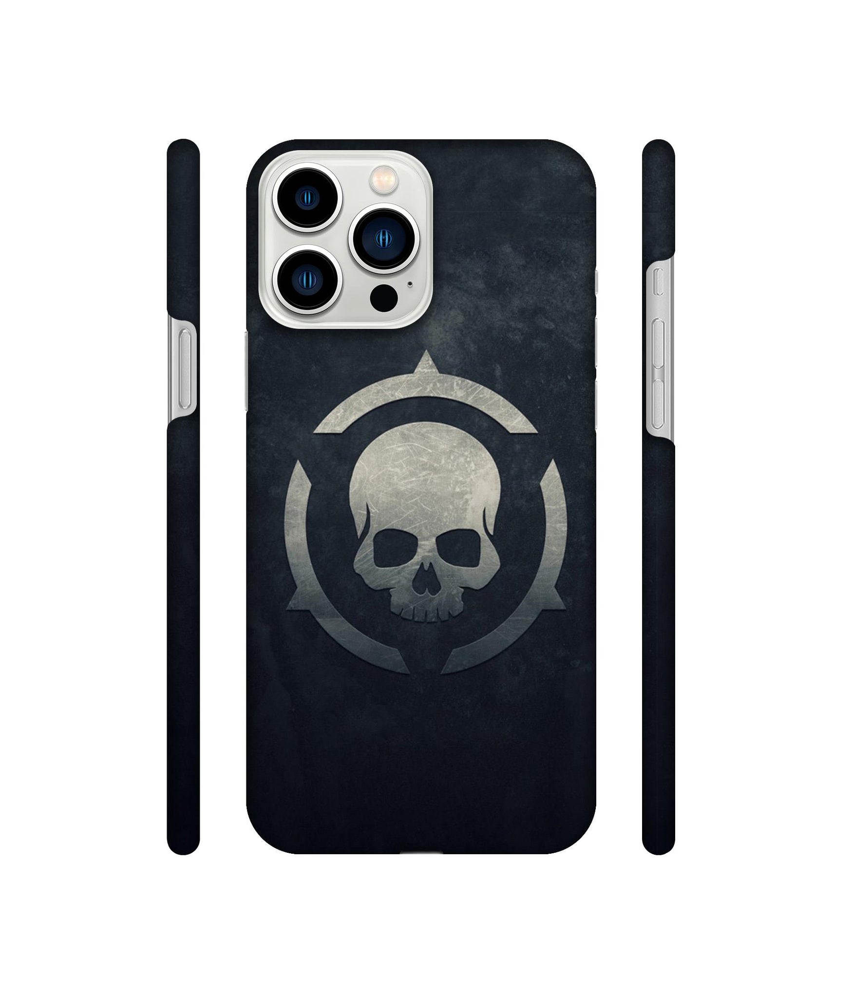 Skull Pattern Print Designer Hard Back Cover for Apple iPhone 13 Pro Max