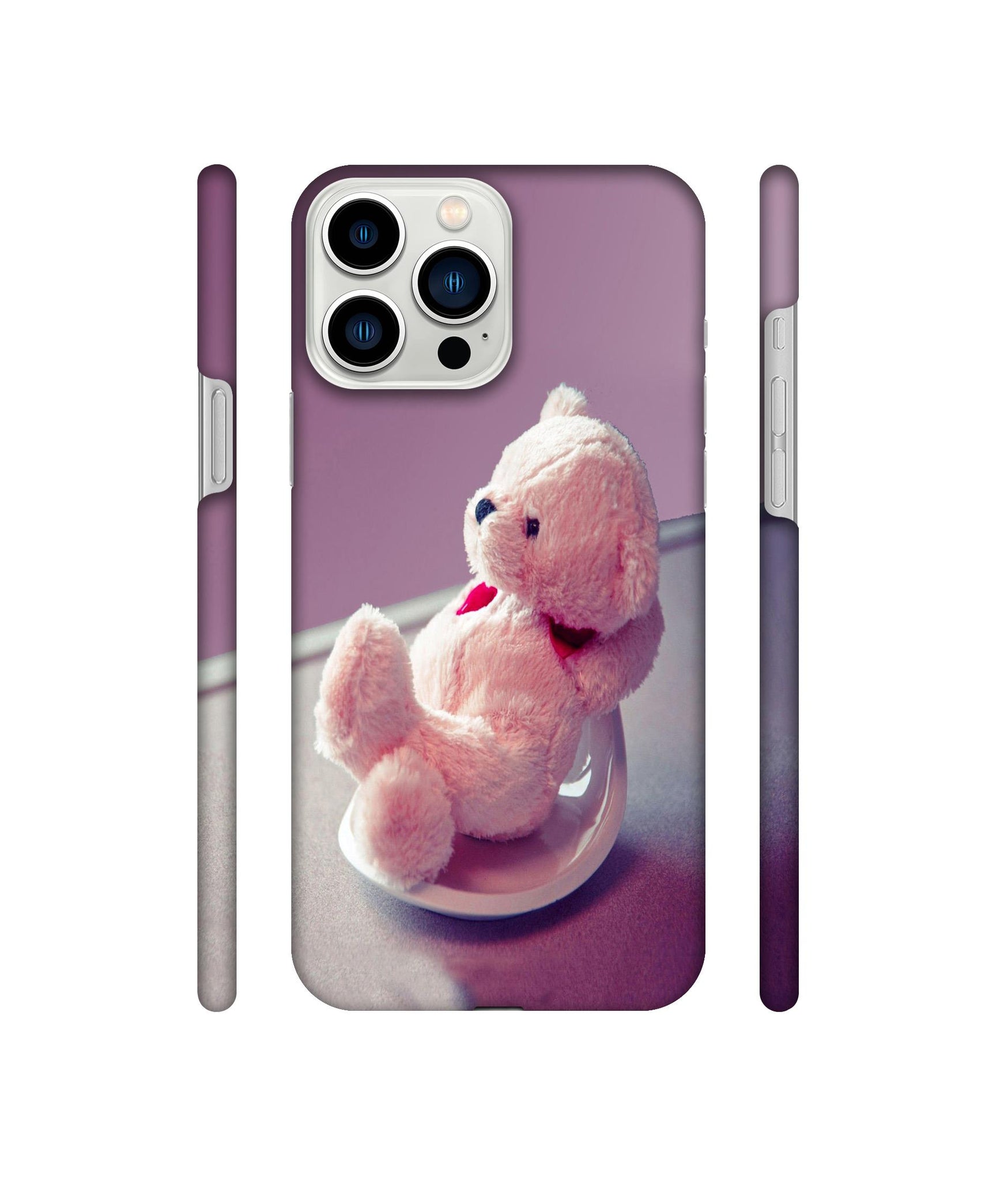 Cute Teddy Bear Designer Hard Back Cover for Apple iPhone 13 Pro Max