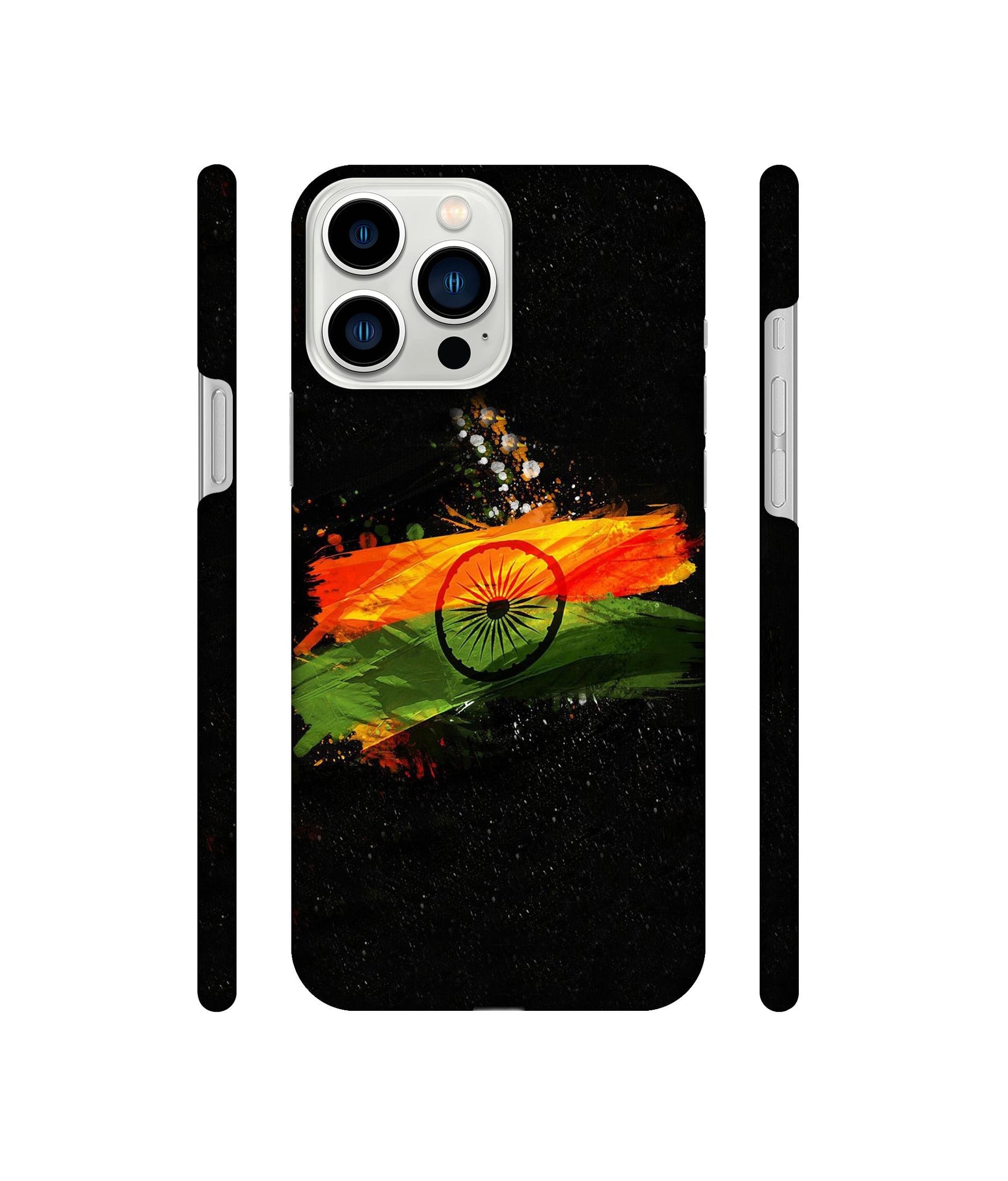 Indian Flag Designer Hard Back Cover for Apple iPhone 13 Pro Max