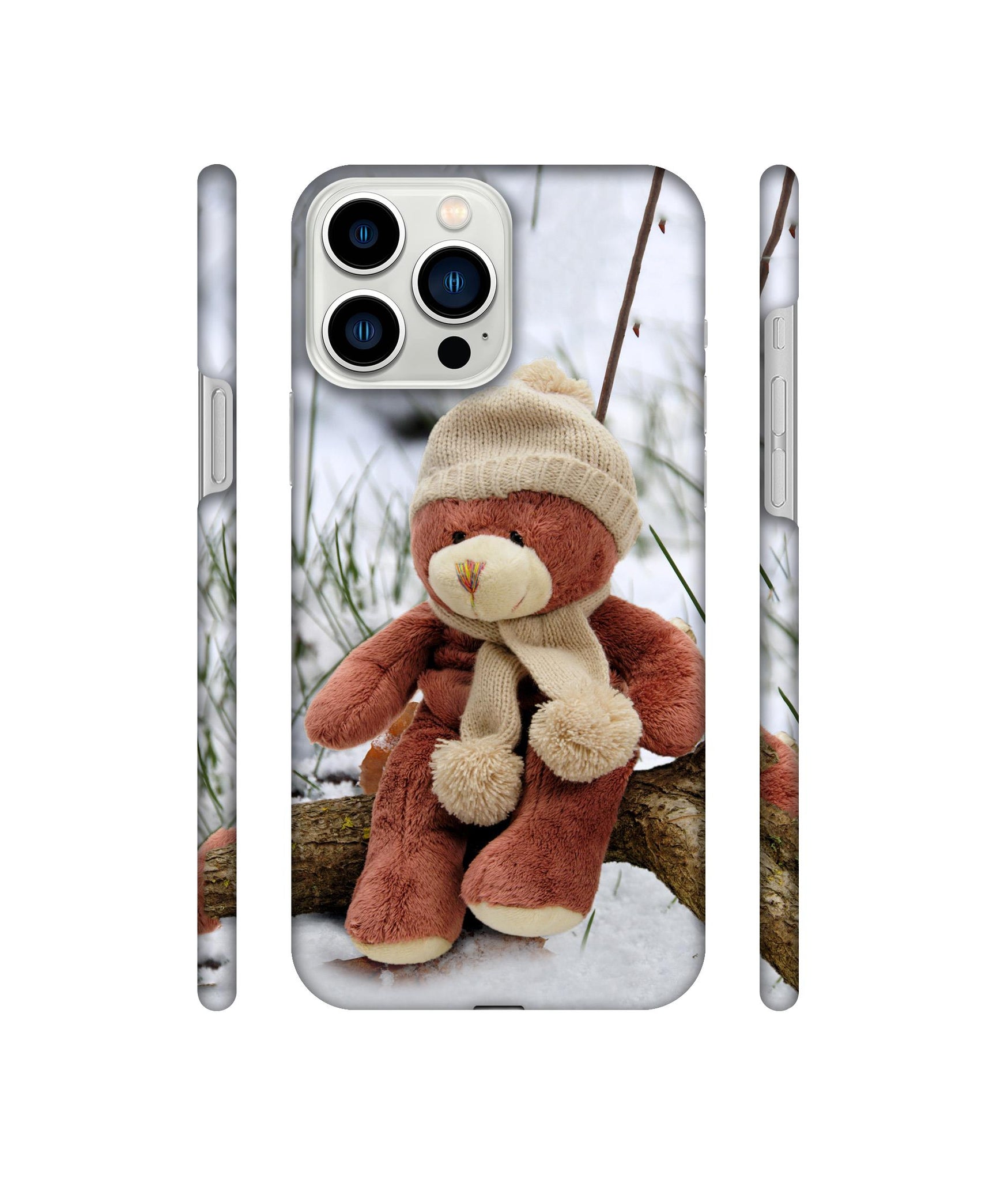 Woolen Bear Designer Hard Back Cover for Apple iPhone 13 Pro Max