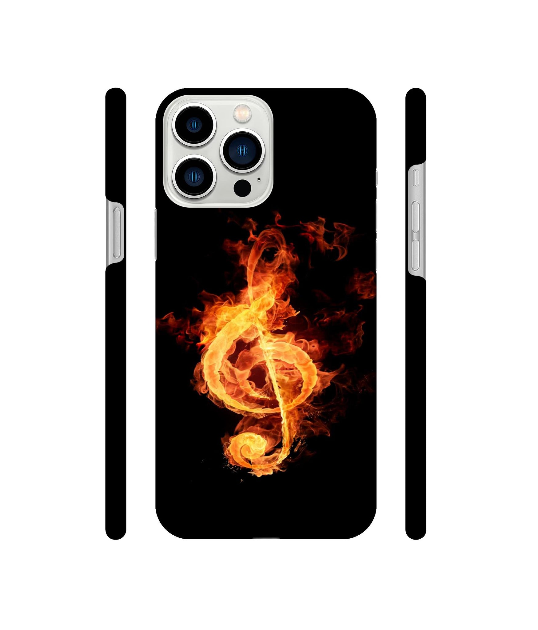 Fire Note Designer Hard Back Cover for Apple iPhone 13 Pro Max