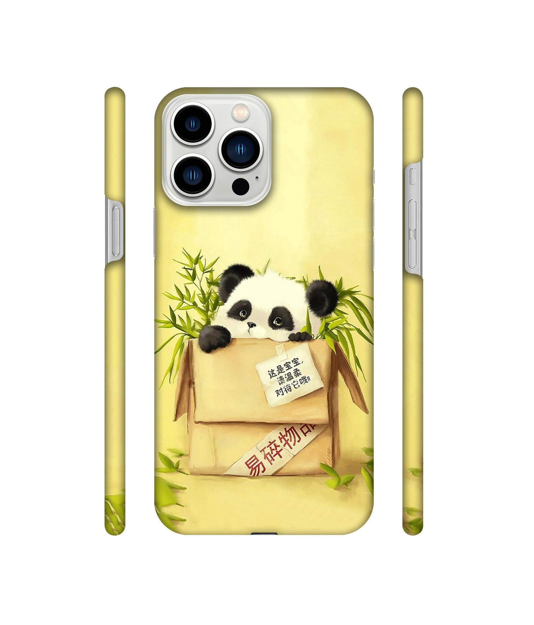 Panda In Box Designer Hard Back Cover for Apple iPhone 13 Pro Max