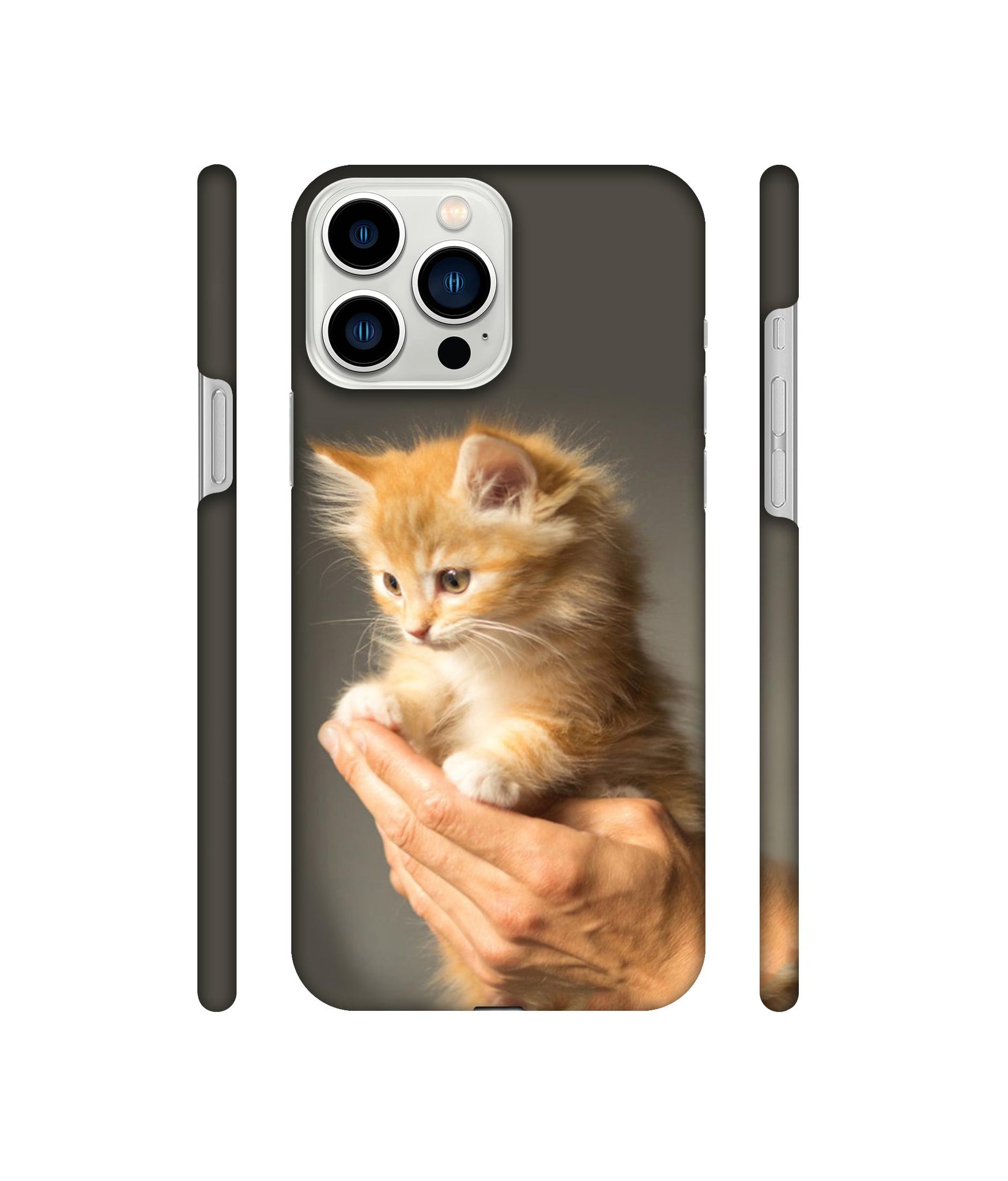 Cute Kitten Designer Hard Back Cover for Apple iPhone 13 Pro Max