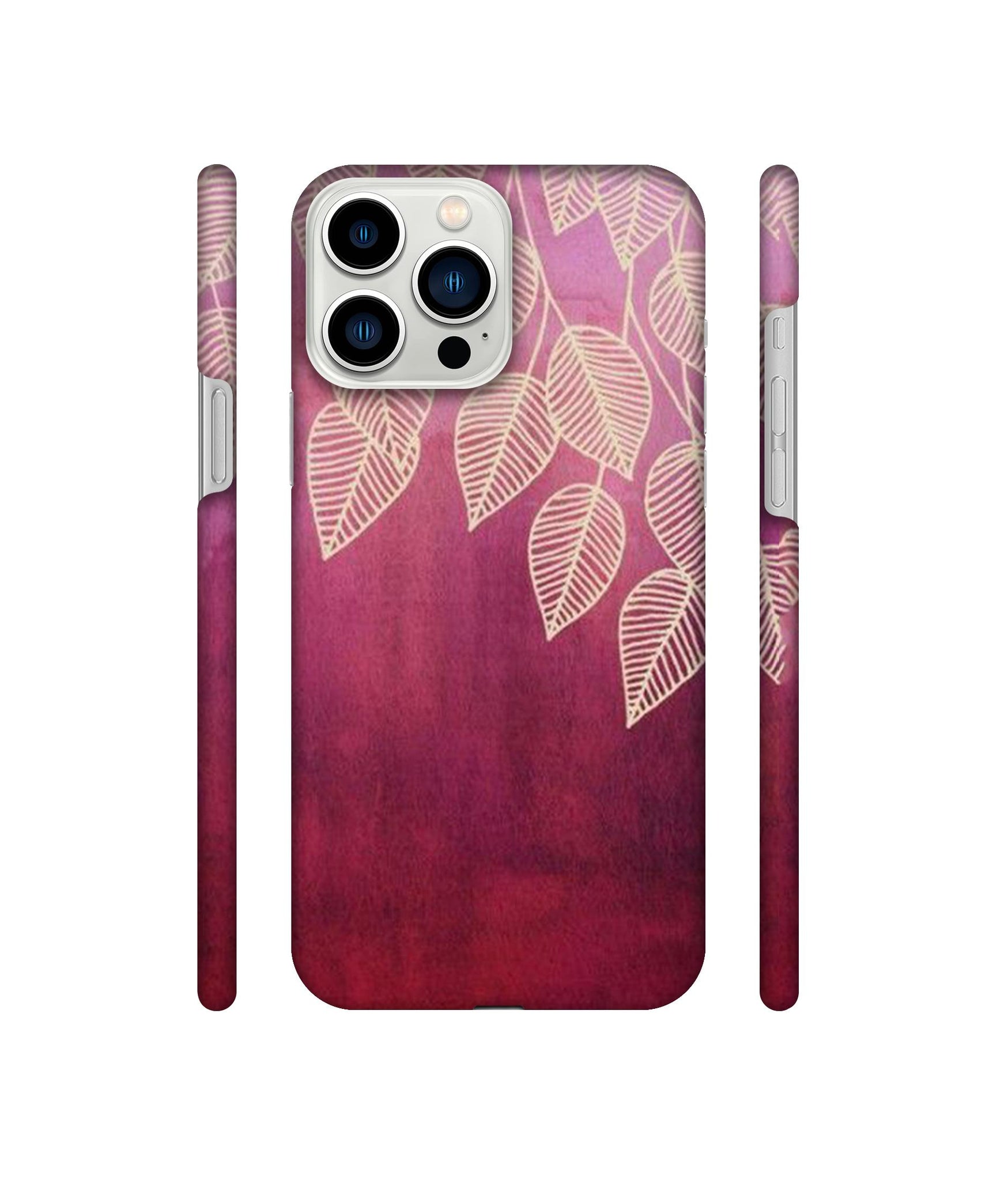 Leaf Pattern Designer Hard Back Cover for Apple iPhone 13 Pro Max