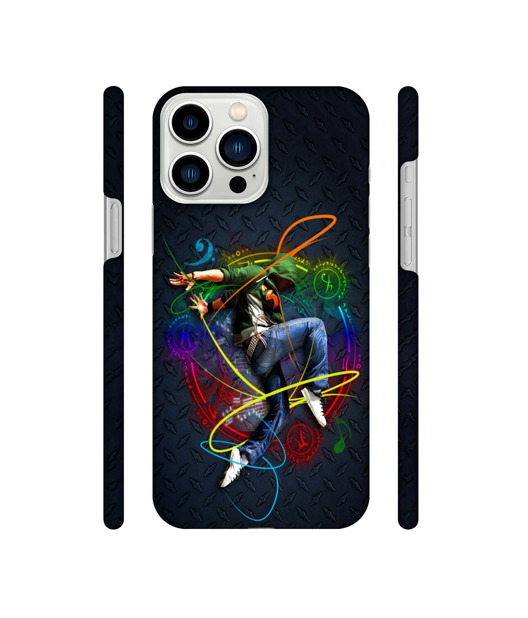 Boy With Music Designer Hard Back Cover for Apple iPhone 13 Pro Max