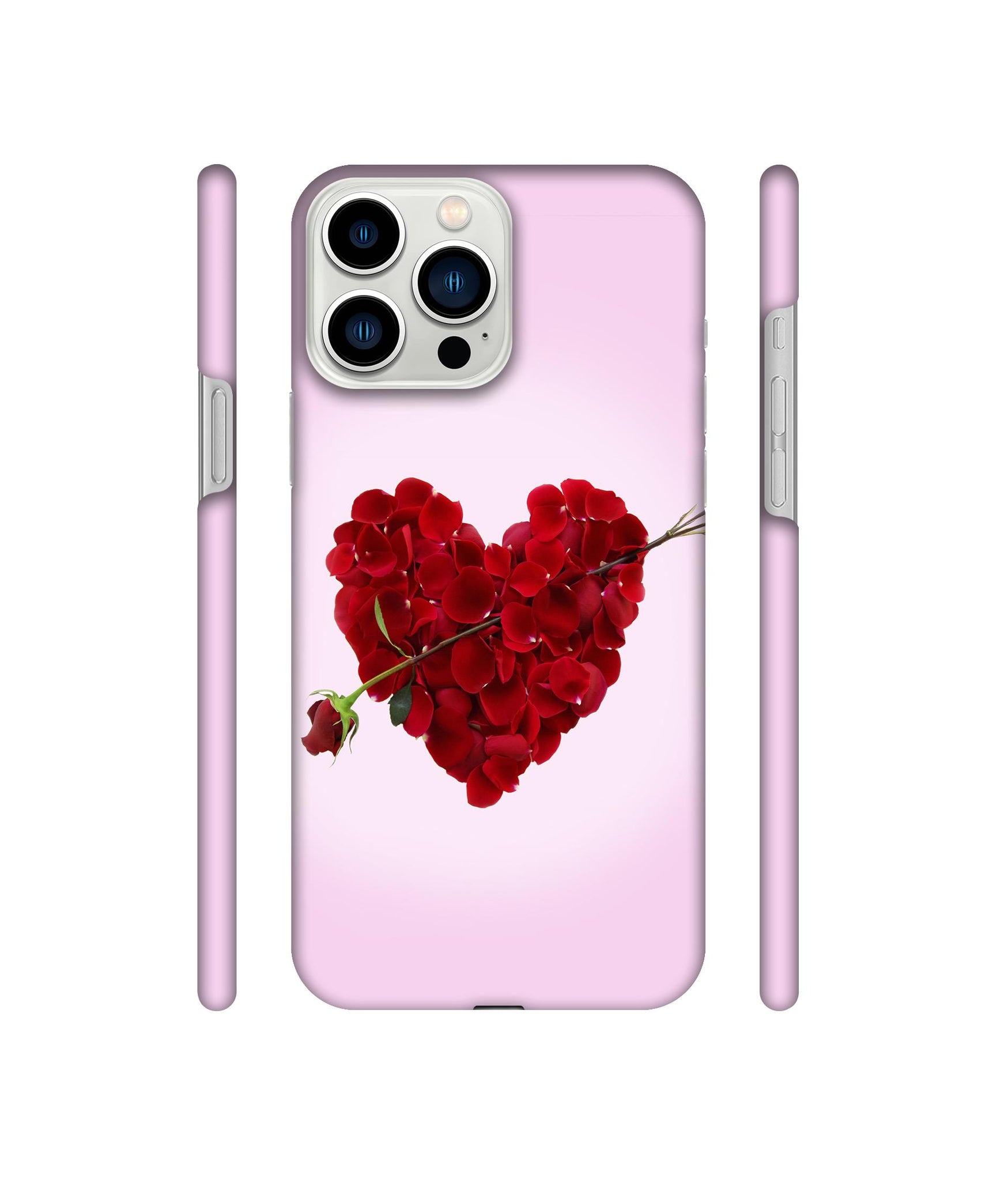 Heart Flower Designer Hard Back Cover for Apple iPhone 13 Pro Max