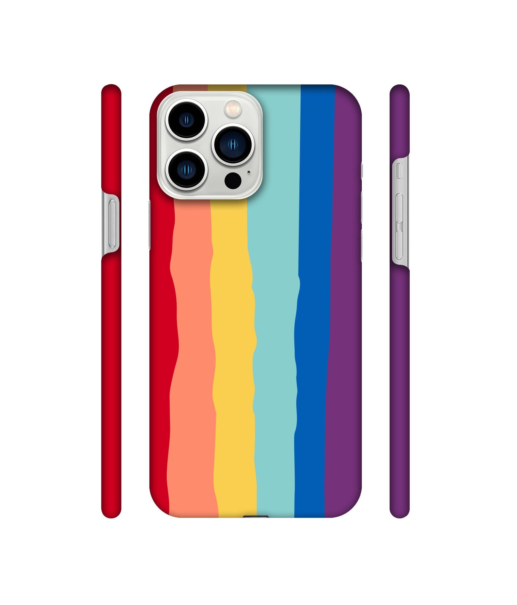 Rainbow Design Designer Hard Back Cover for Apple iPhone 13 Pro Max