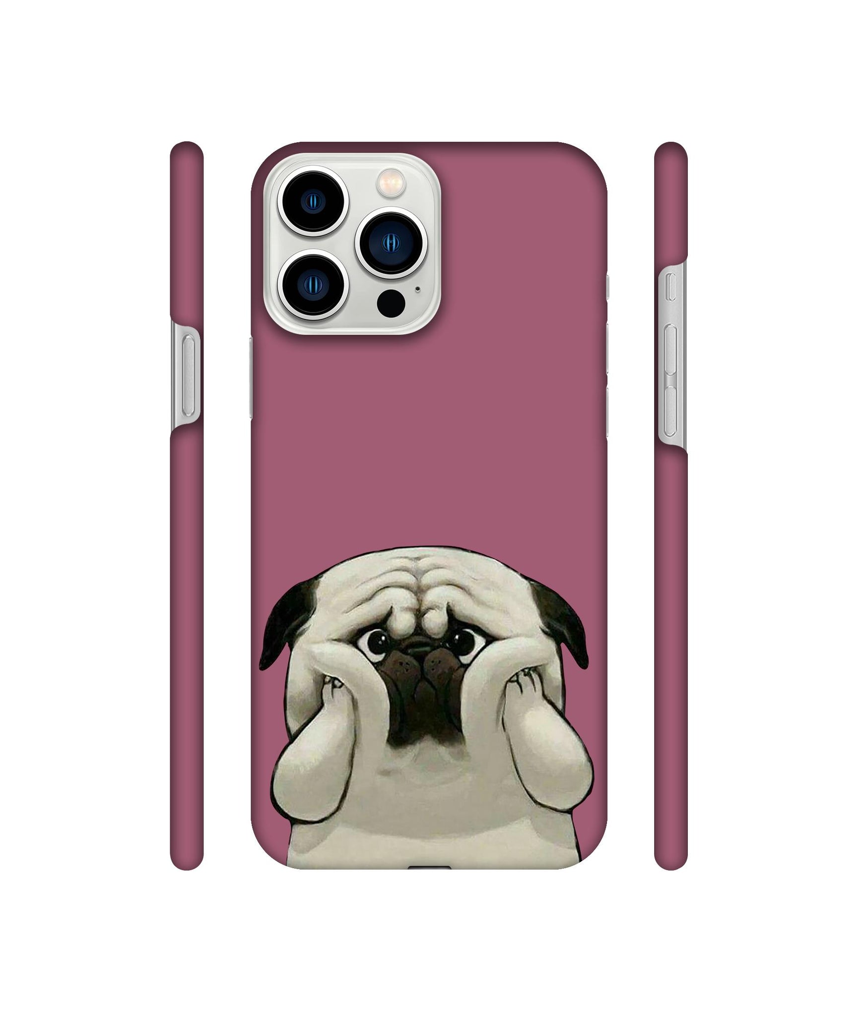 Pot Dog Purple Colour Designer Hard Back Cover for Apple iPhone 13 Pro Max