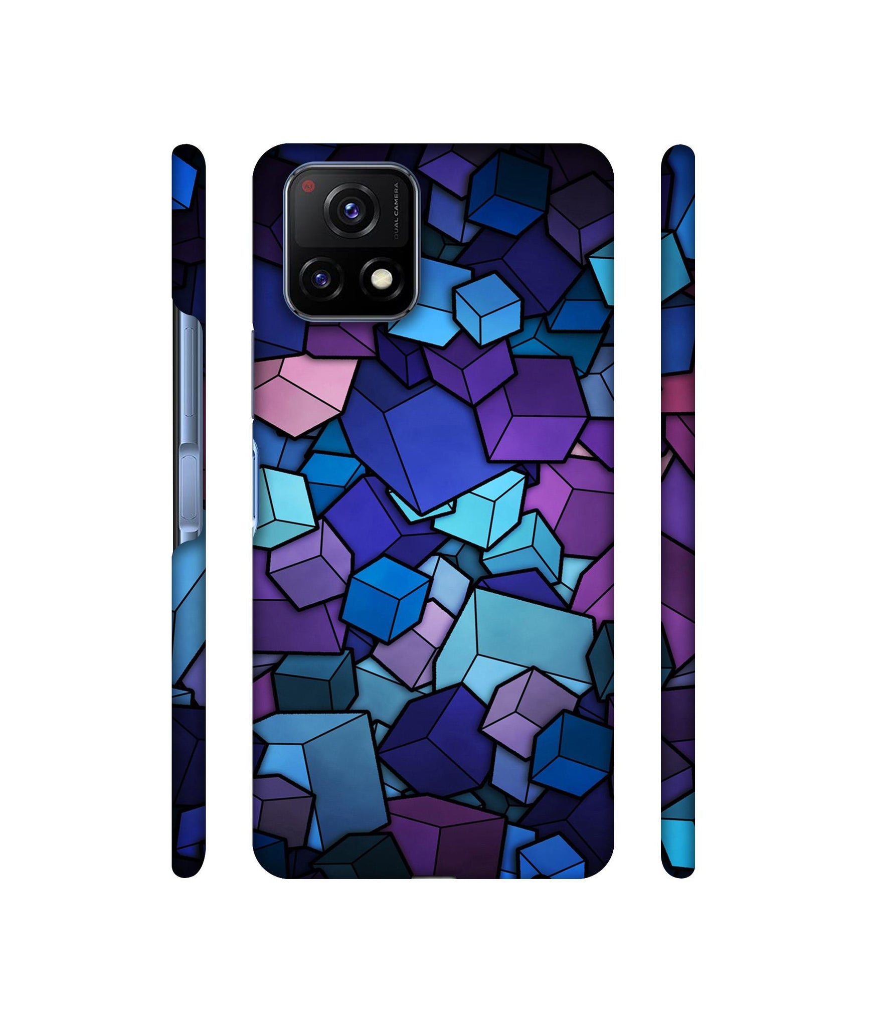 Color Box Designer Hard Back Cover for Vivo Y72 5G