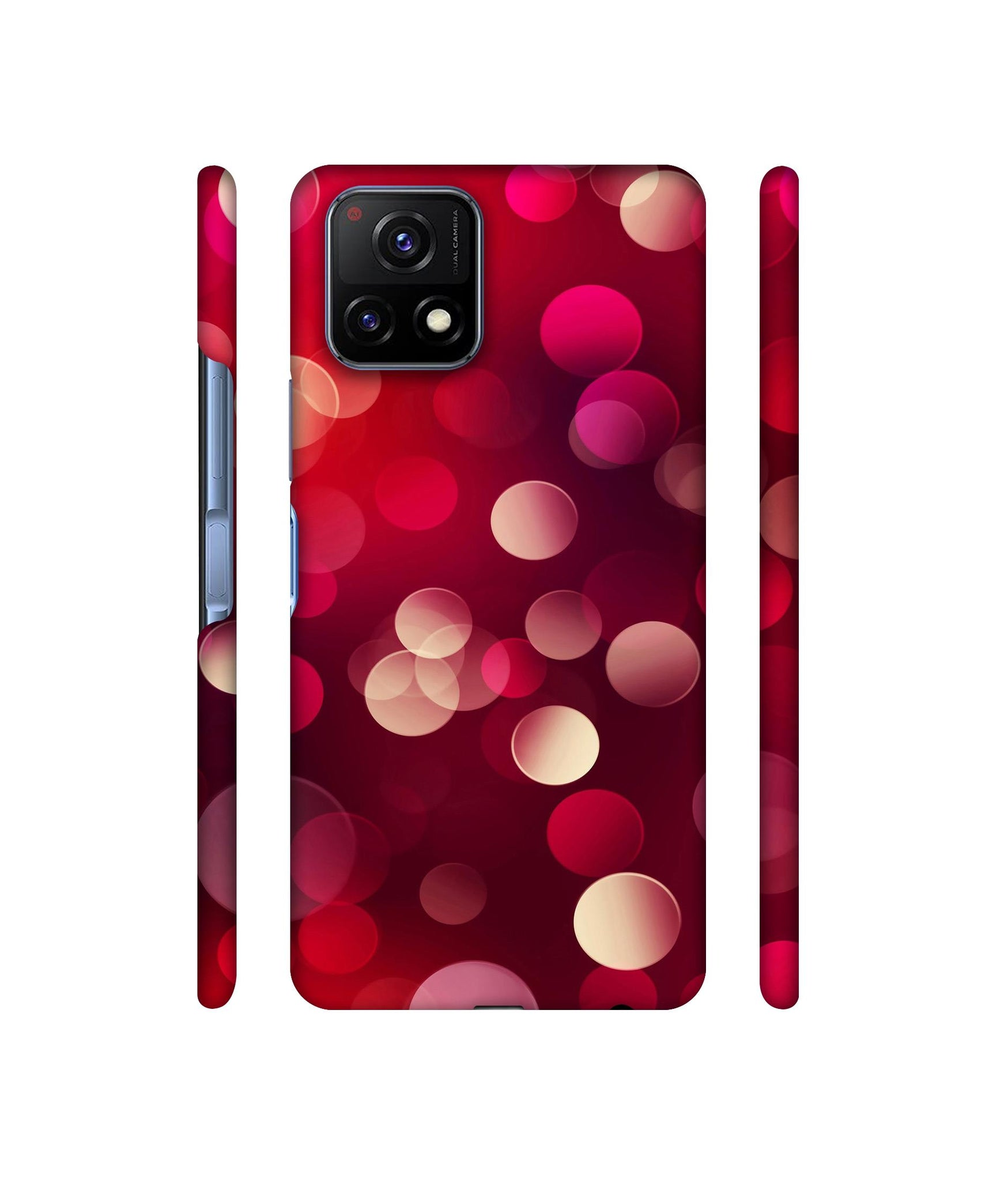 3D Circles Designer Hard Back Cover for Vivo Y72 5G