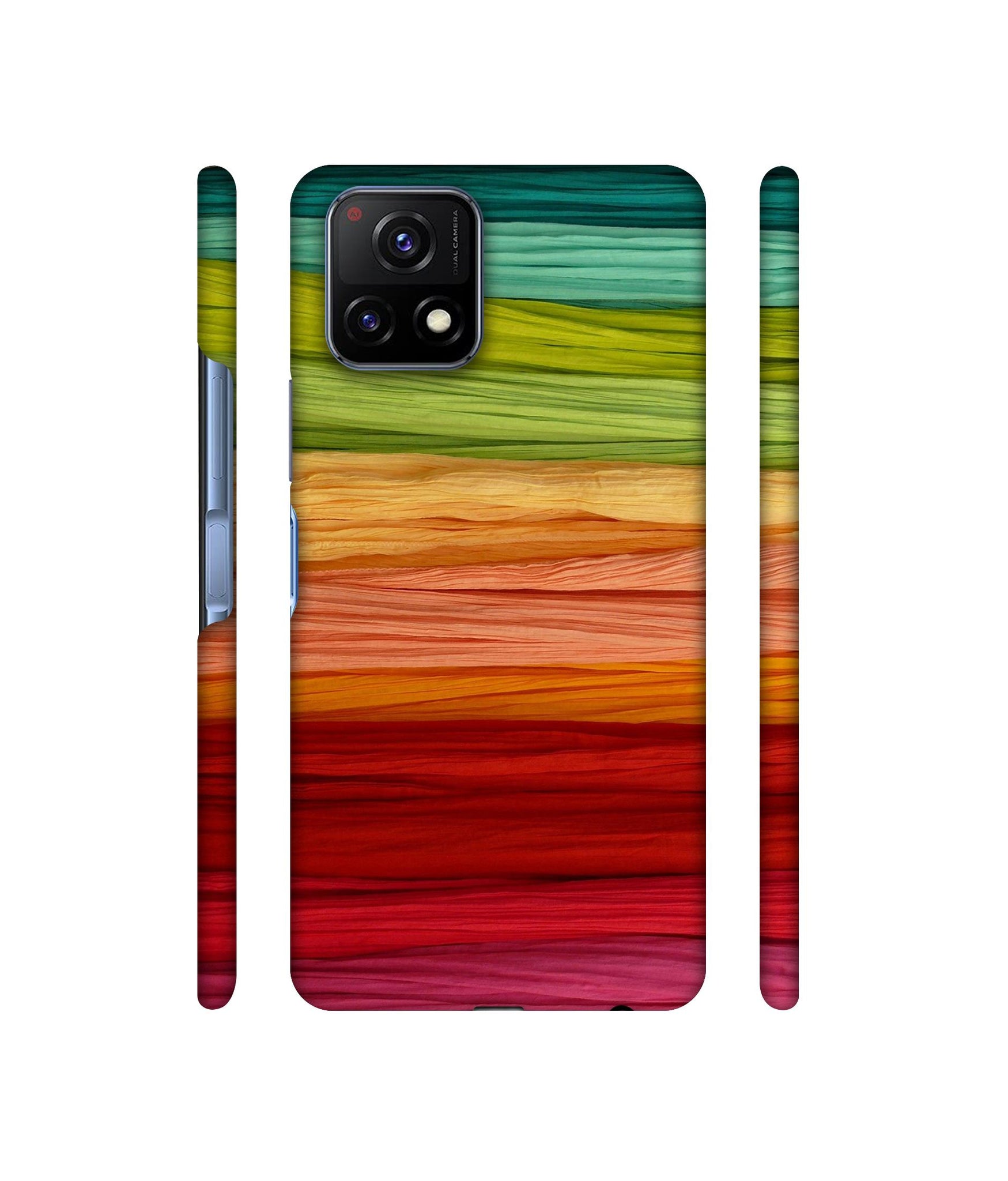 Colorful Thread Designer Hard Back Cover for Vivo Y72 5G