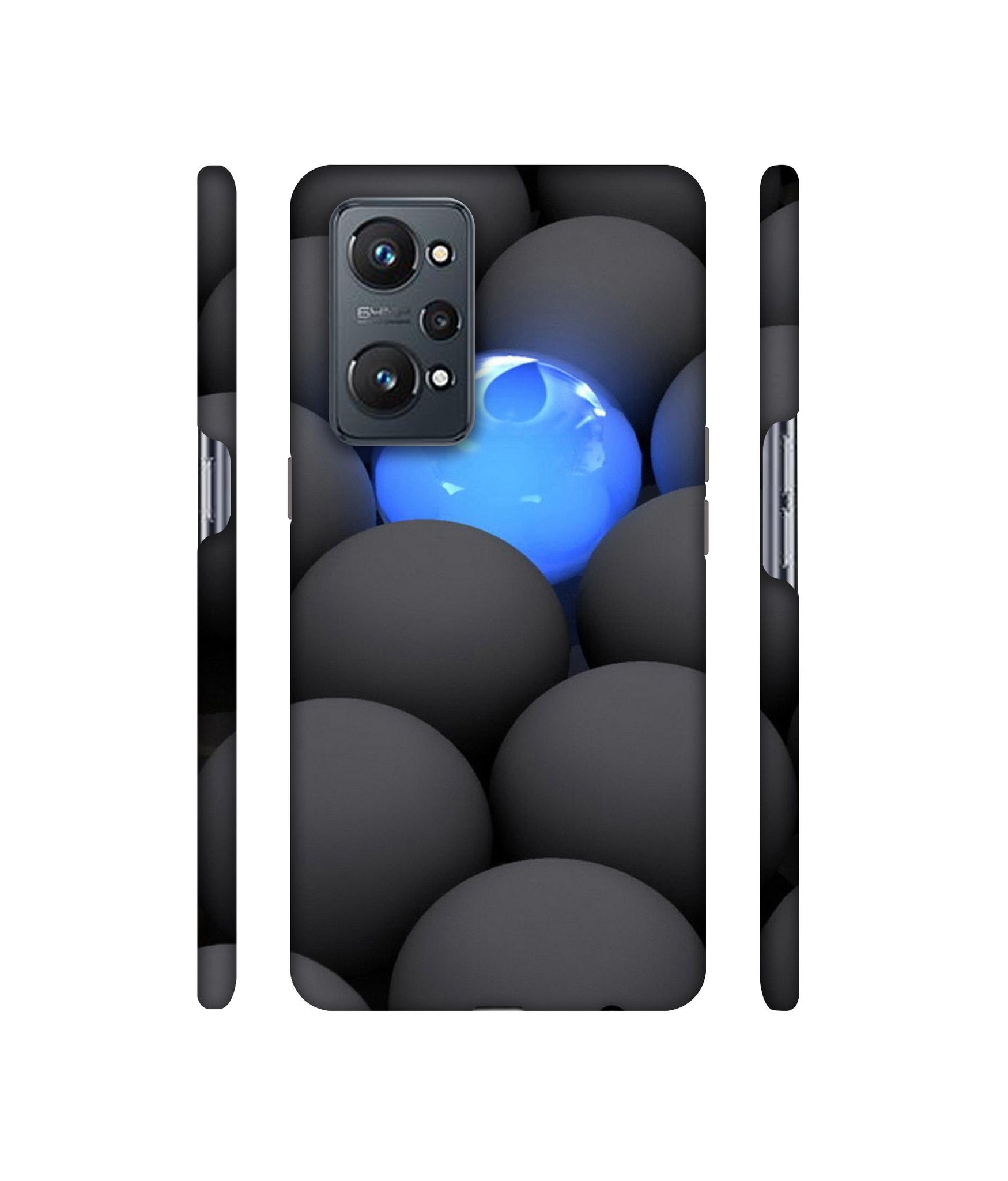 Balls Dark Neon Sight Surface Designer Hard Back Cover for Realme GT Neo2