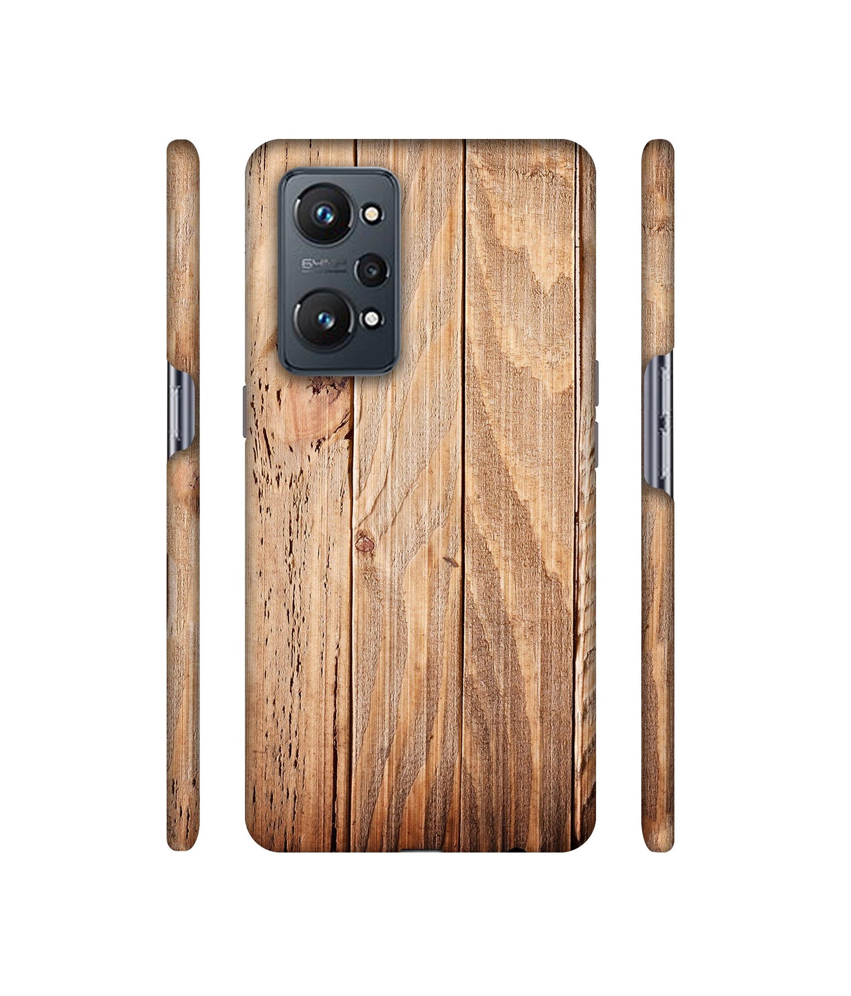 Wooden Texture Designer Hard Back Cover for Realme GT Neo2