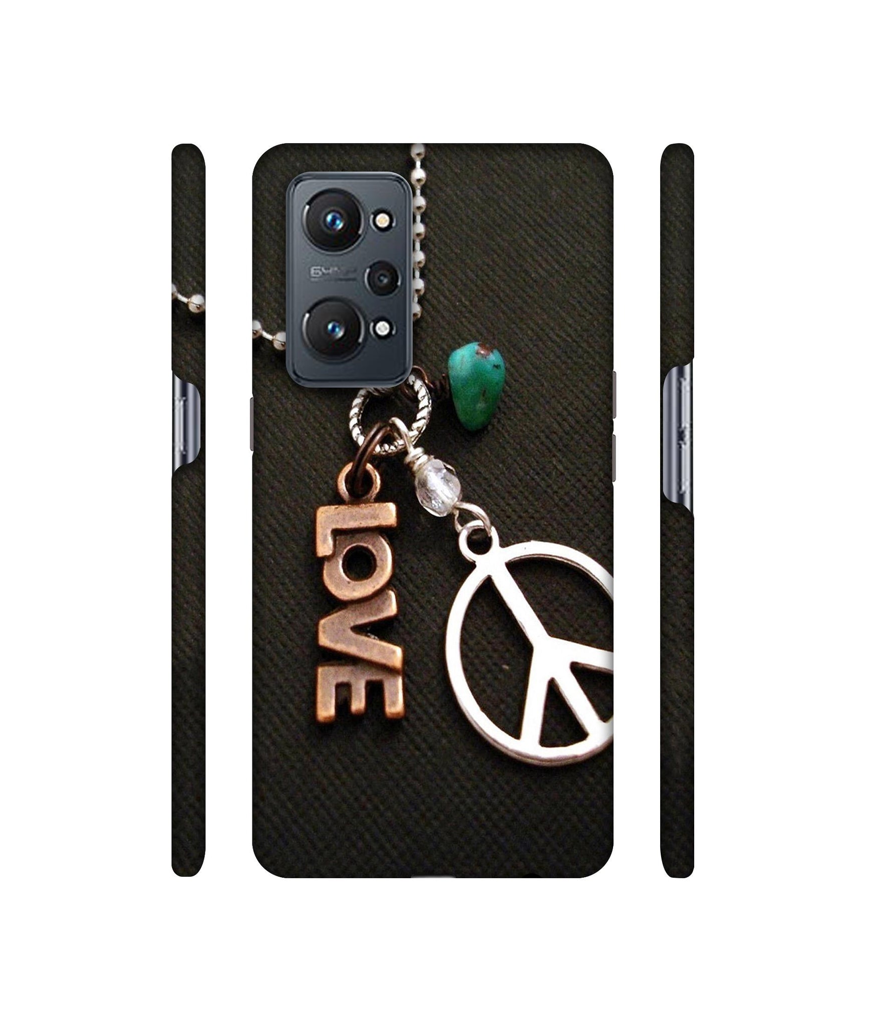 Love and Peace Designer Hard Back Cover for Realme GT Neo2