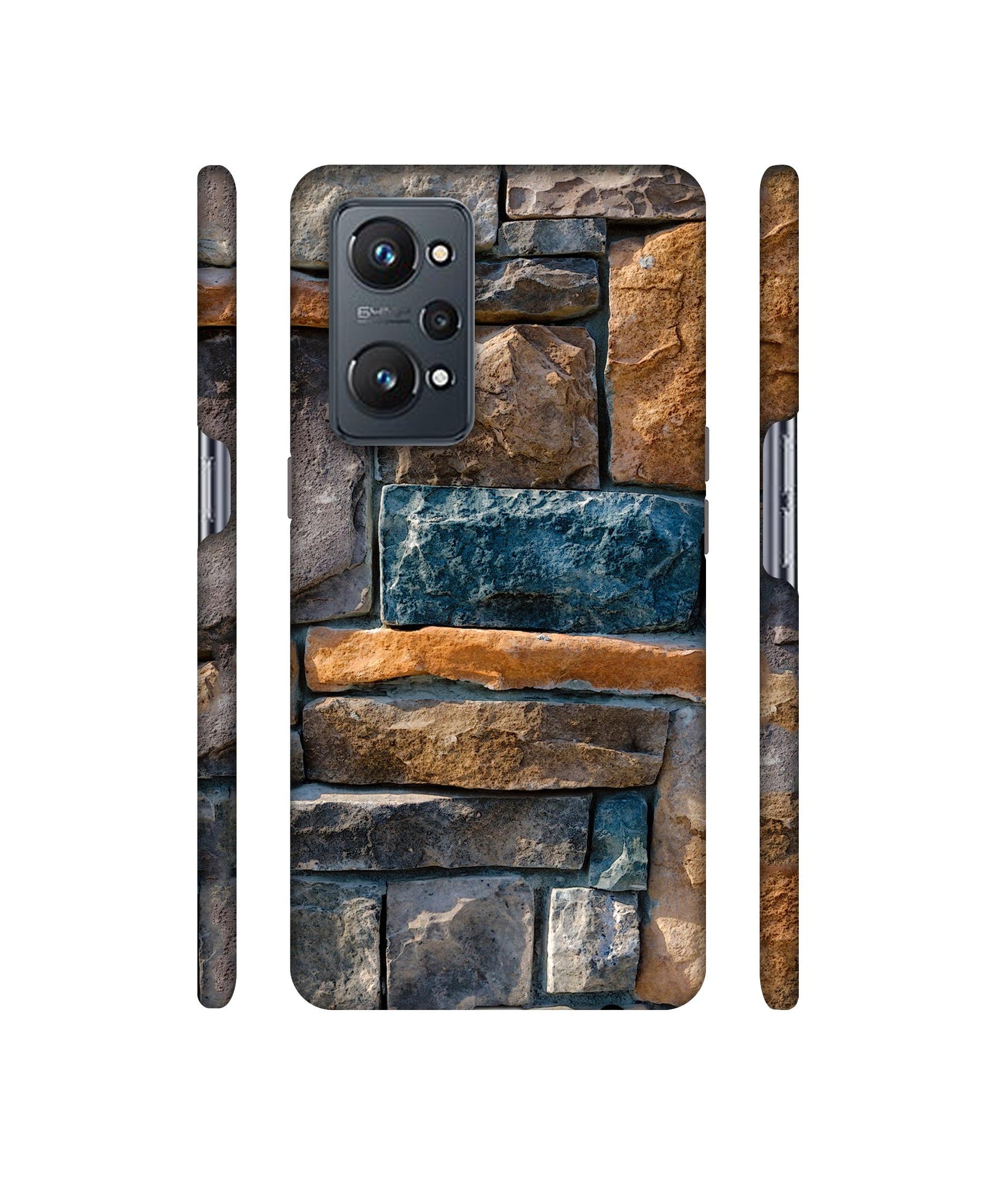 Decorative Stone Cladding Designer Hard Back Cover for Realme GT Neo2