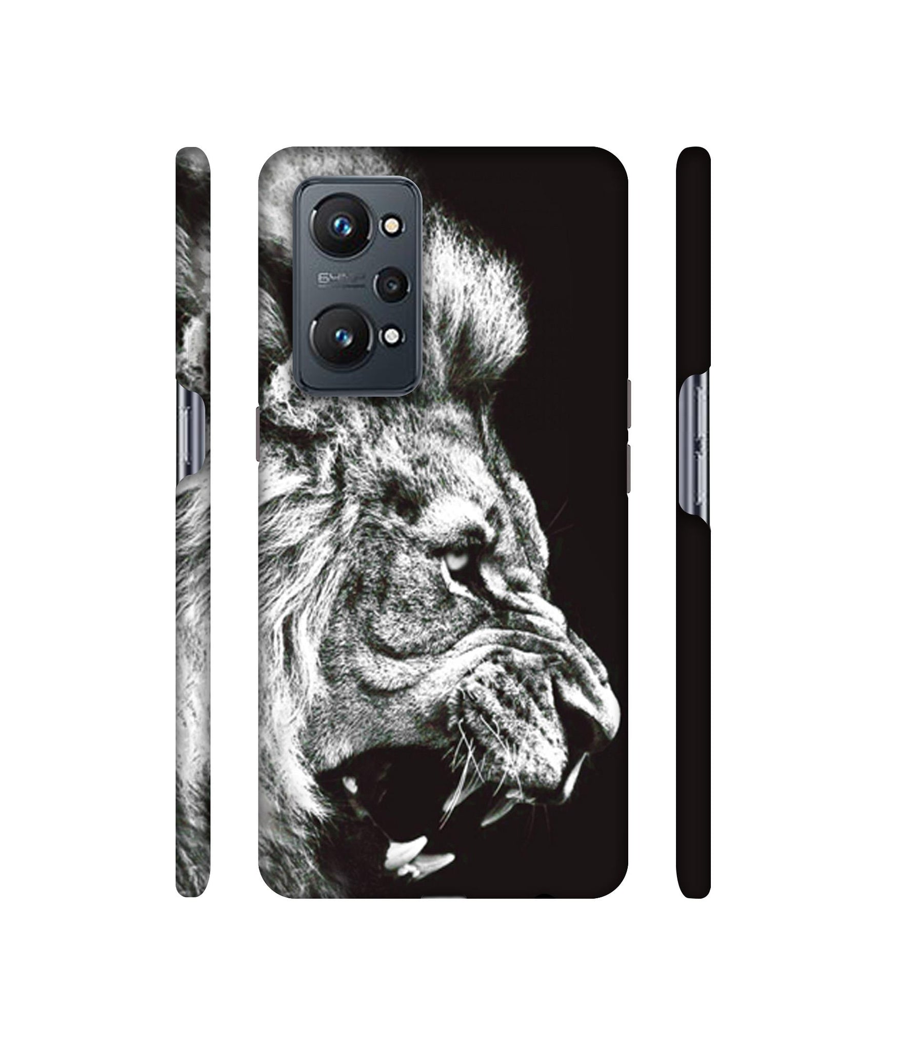 Angry Lion Designer Hard Back Cover for Realme GT Neo2