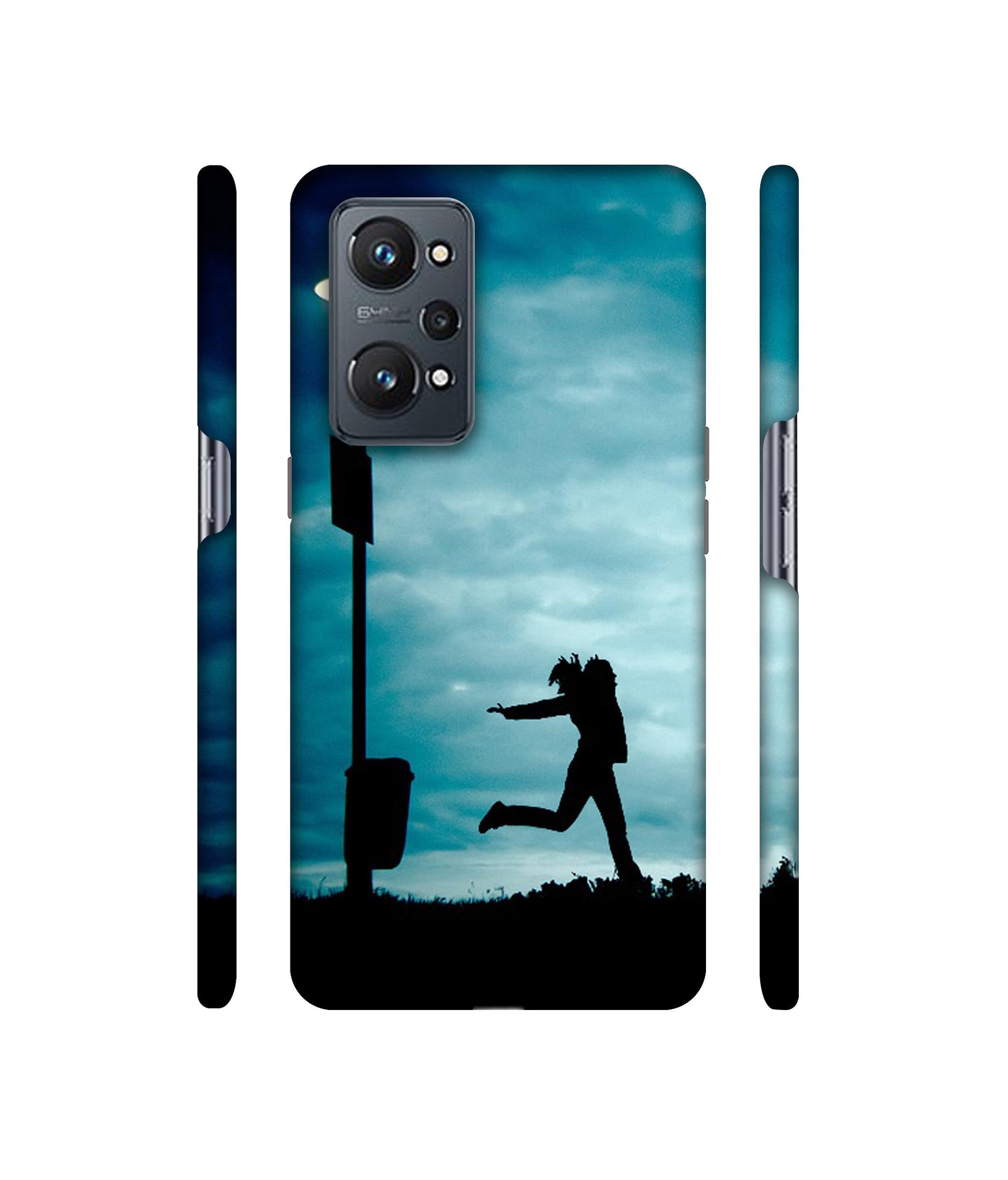 Girl Running At Night Designer Hard Back Cover for Realme GT Neo2