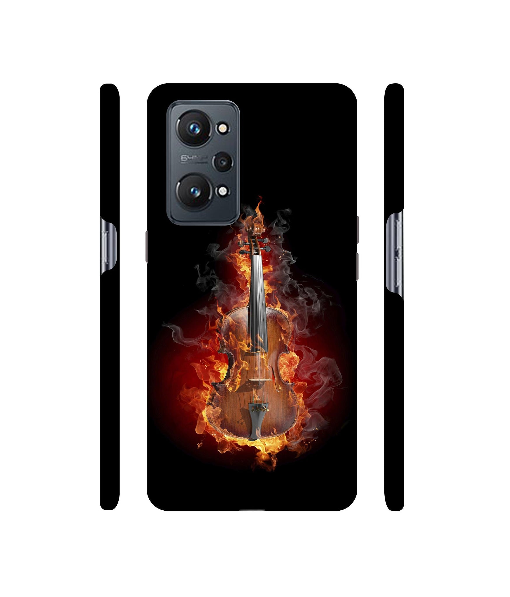 Burning Violin Designer Hard Back Cover for Realme GT Neo2