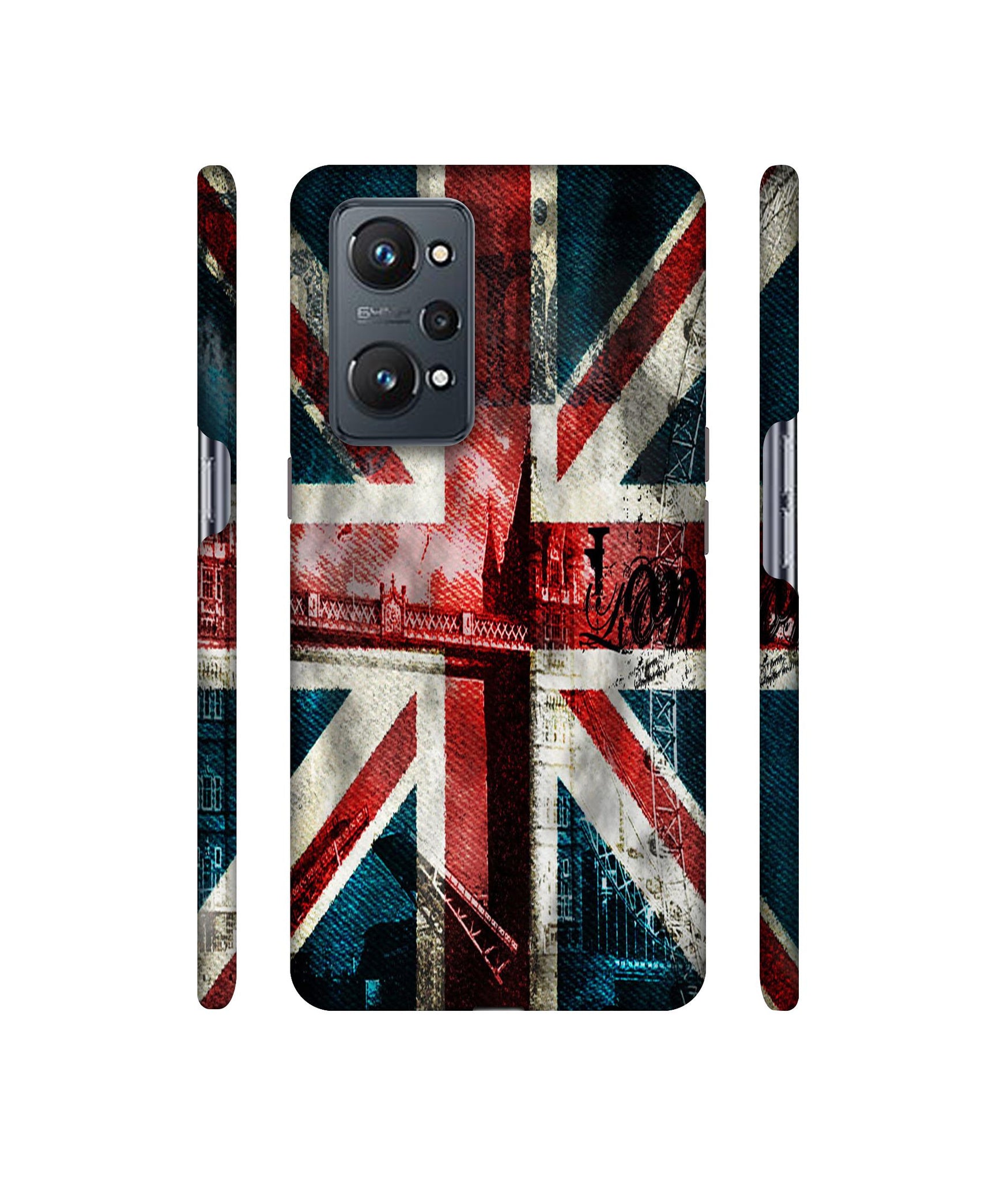 London Flag wallpaper Designer Hard Back Cover for Realme GT Neo2
