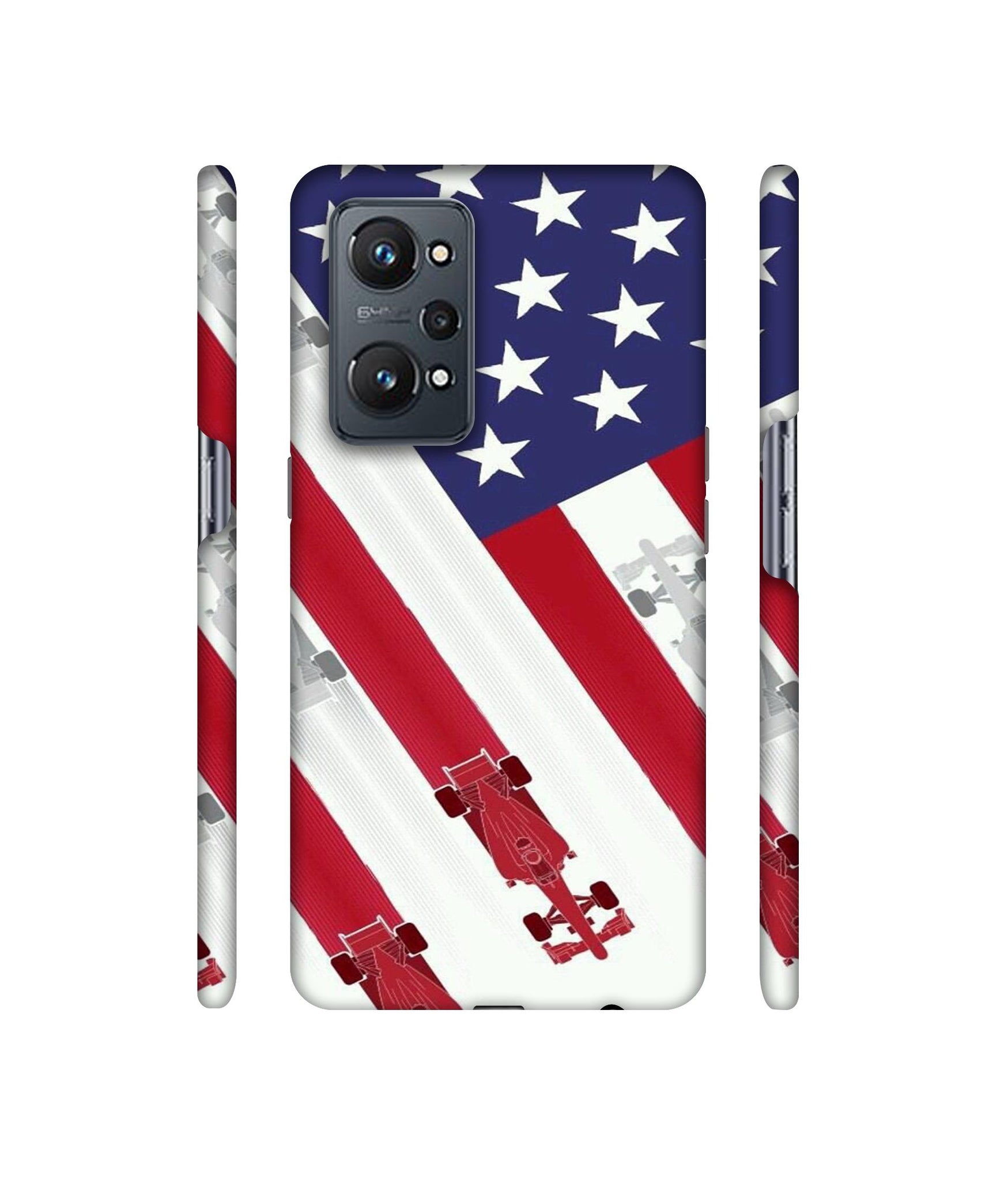 Ferrari On the Zoom Print Designer Hard Back Cover for Realme GT Neo2