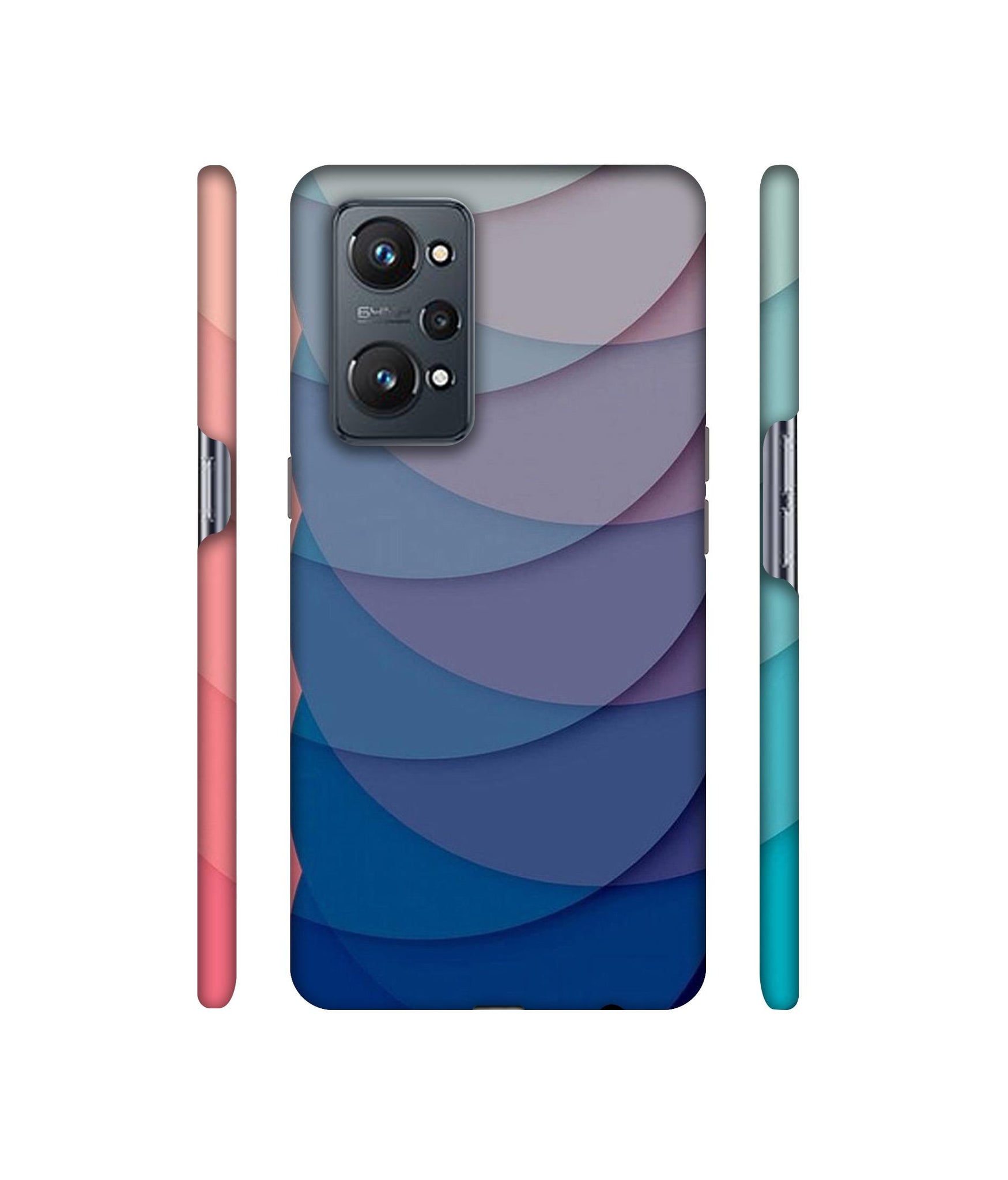 Waves Pattern Print Designer Hard Back Cover for Realme GT Neo2