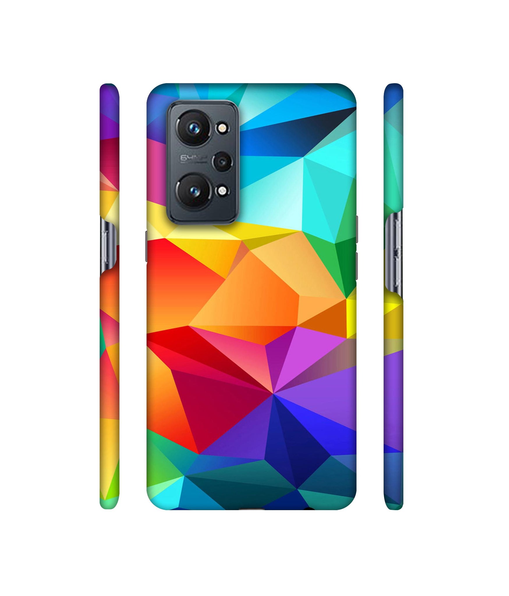 Colorful Pattern Designer Hard Back Cover for Realme GT Neo2