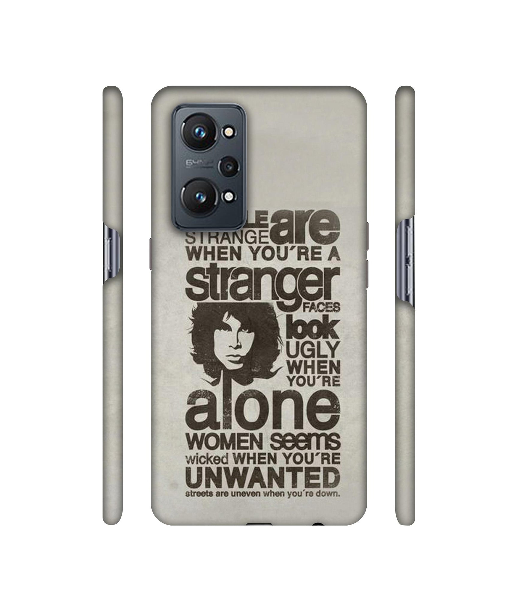 Quotes Pattern Designer Hard Back Cover for Realme GT Neo2