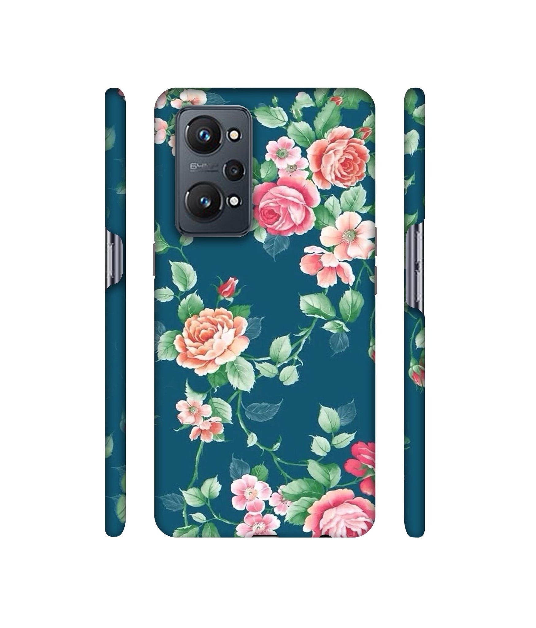 Vintage Floral Designer Hard Back Cover for Realme GT Neo2