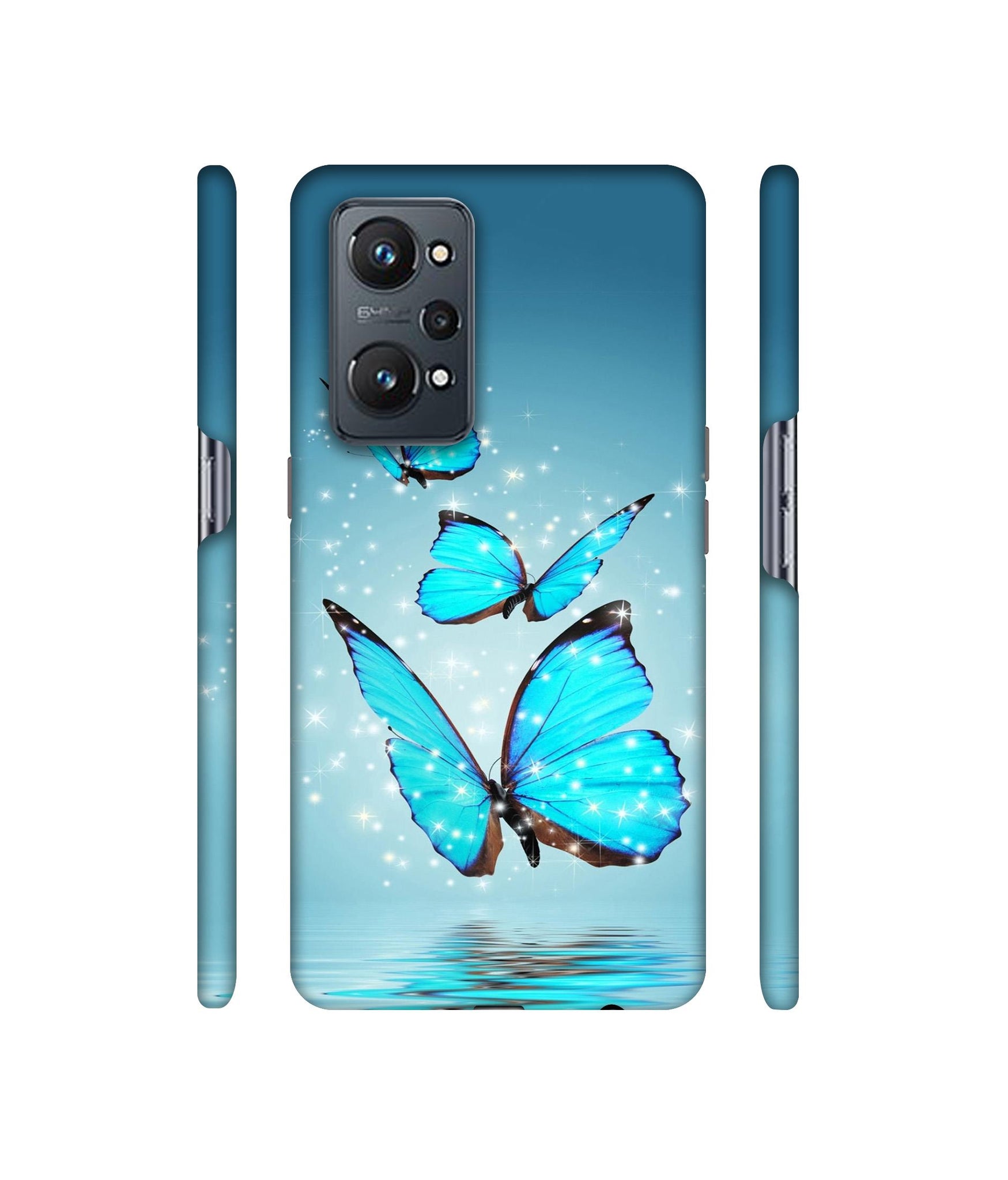 Flying Butterflies Designer Hard Back Cover for Realme GT Neo2