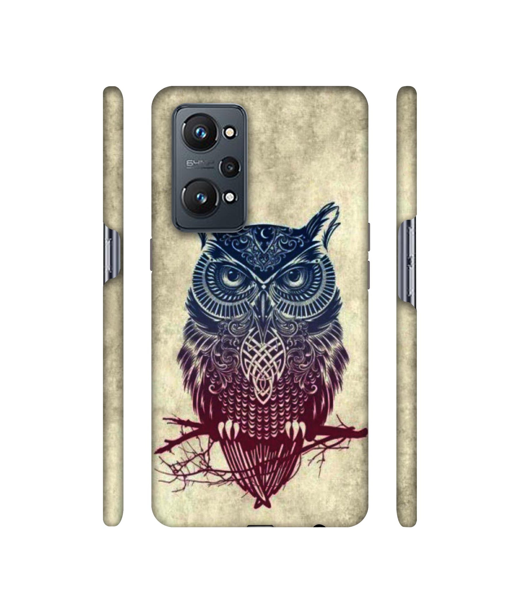 Owl Pattern Designer Hard Back Cover for Realme GT Neo2