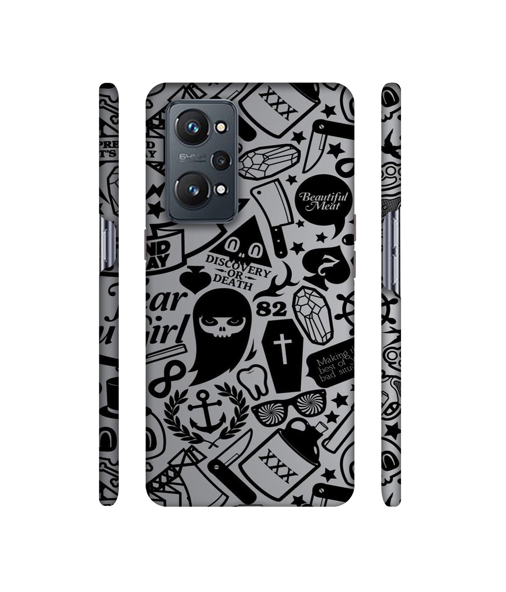 Discover Or Death Designer Hard Back Cover for Realme GT Neo2