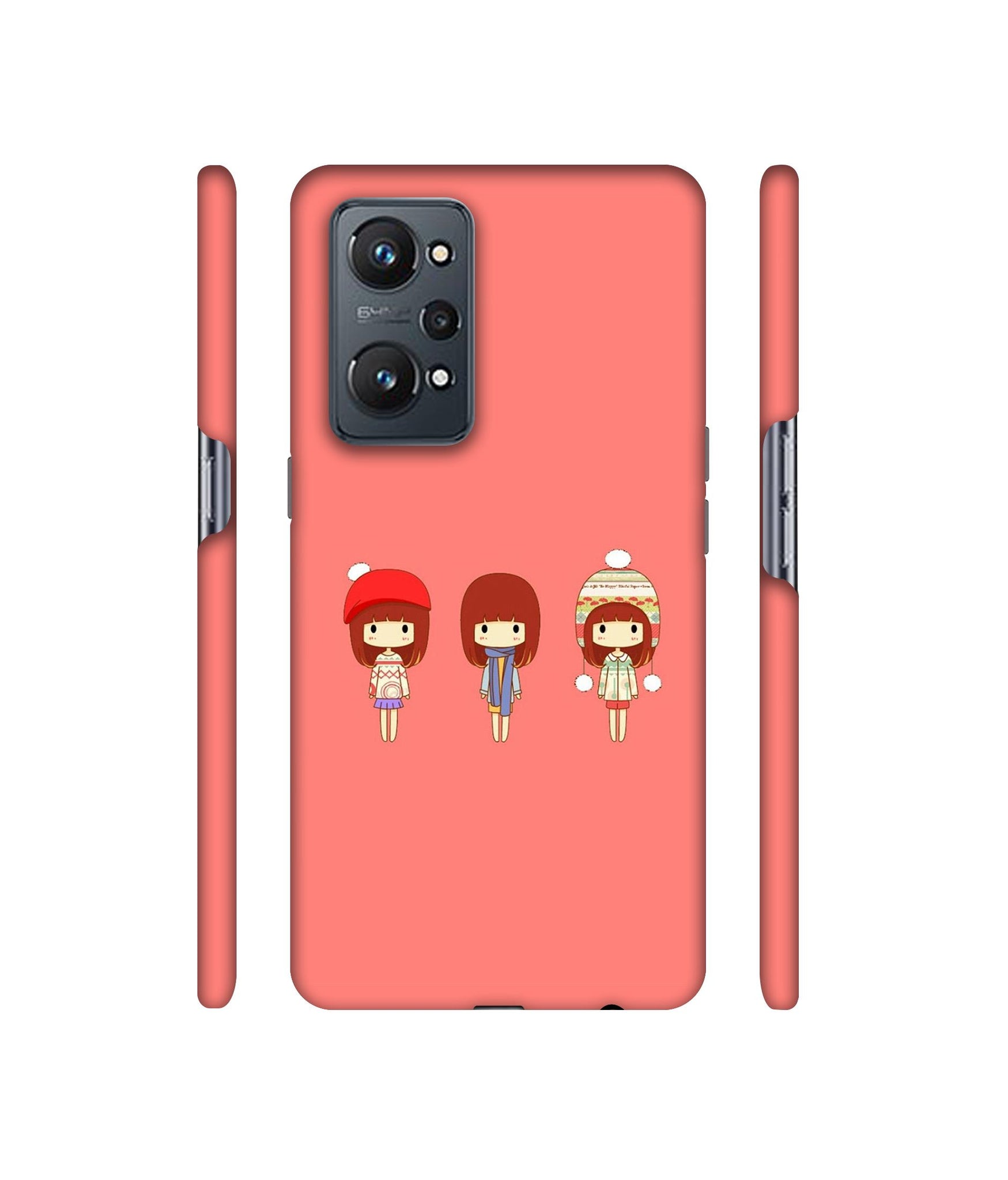 Cute Girls Designer Hard Back Cover for Realme GT Neo2