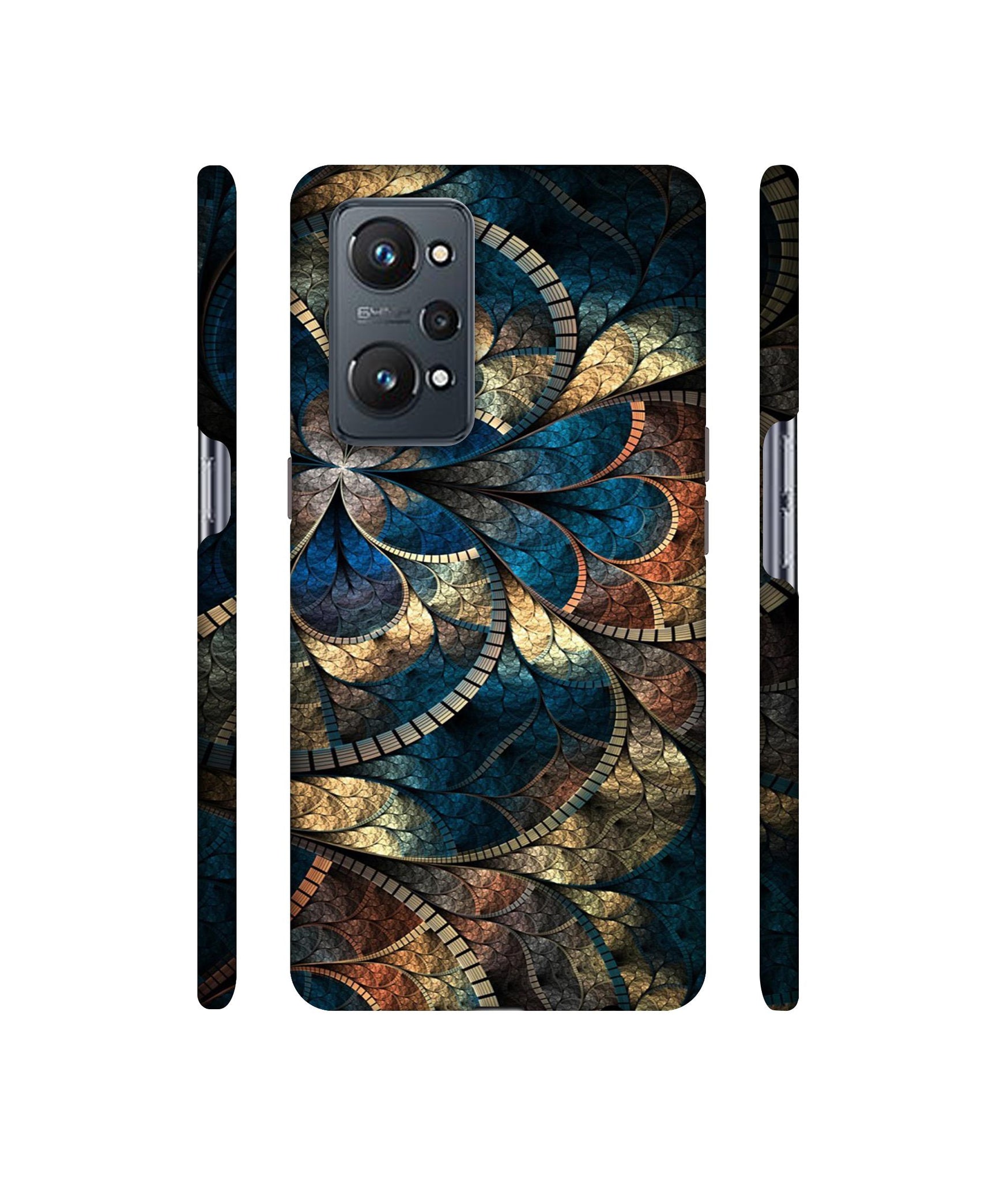 Fractional Pattern Designer Hard Back Cover for Realme GT Neo2