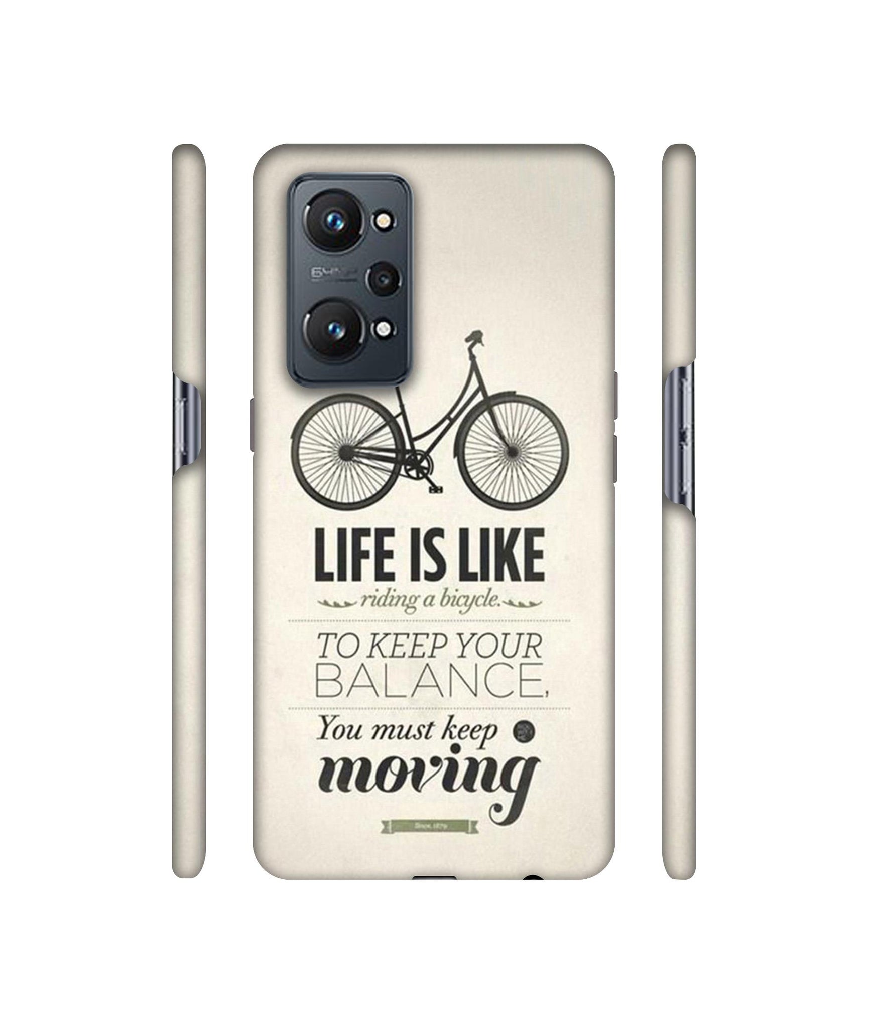 Life is Like Moving Designer Hard Back Cover for Realme GT Neo2