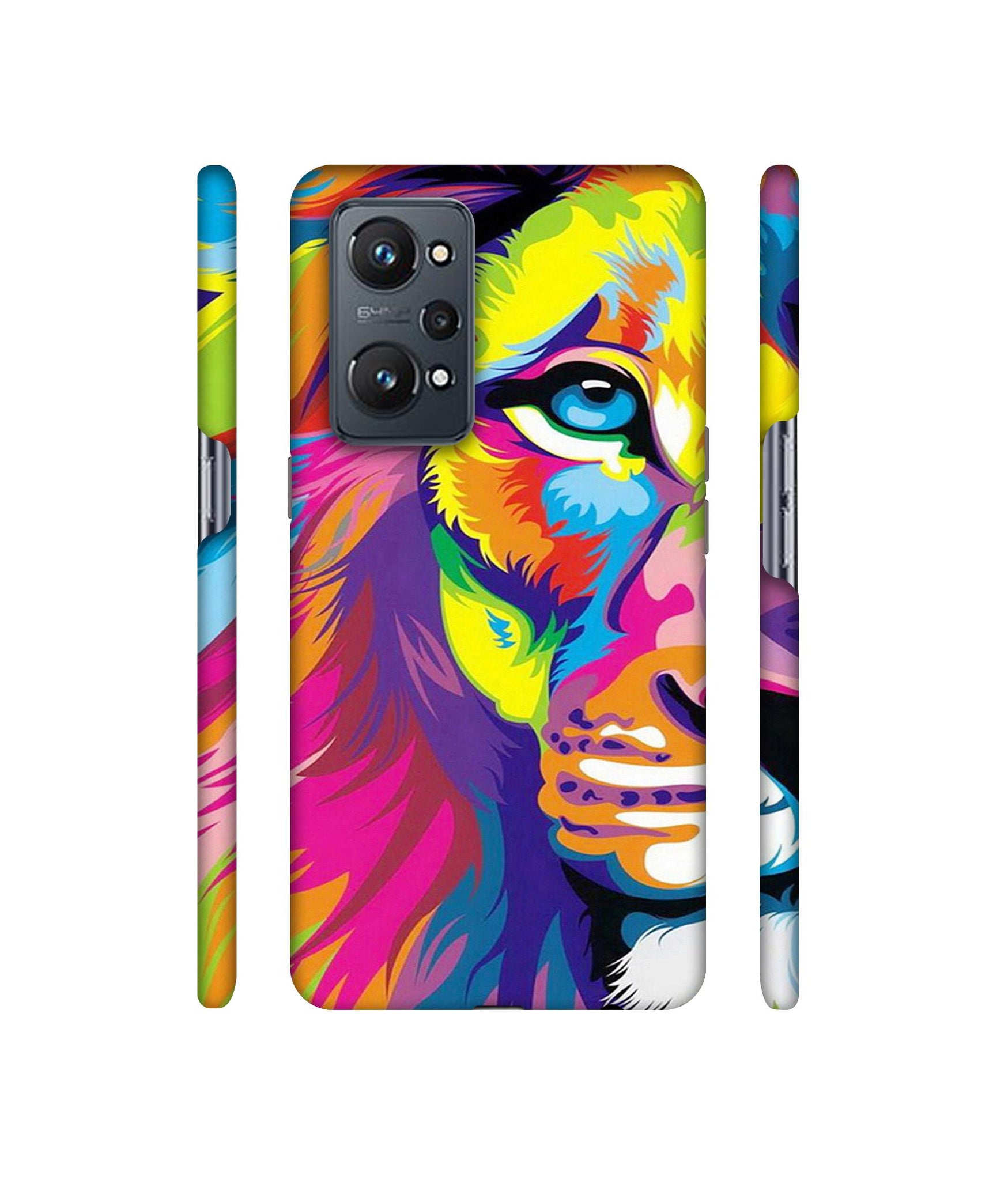 Lion Designer Hard Back Cover for Realme GT Neo2