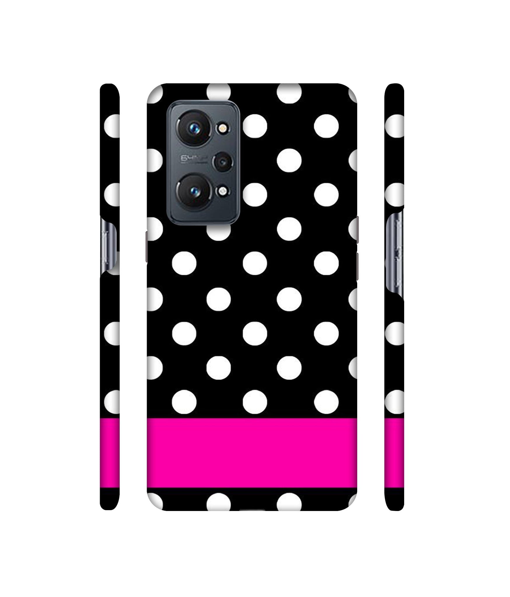 White Dots Pattern Designer Hard Back Cover for Realme GT Neo2