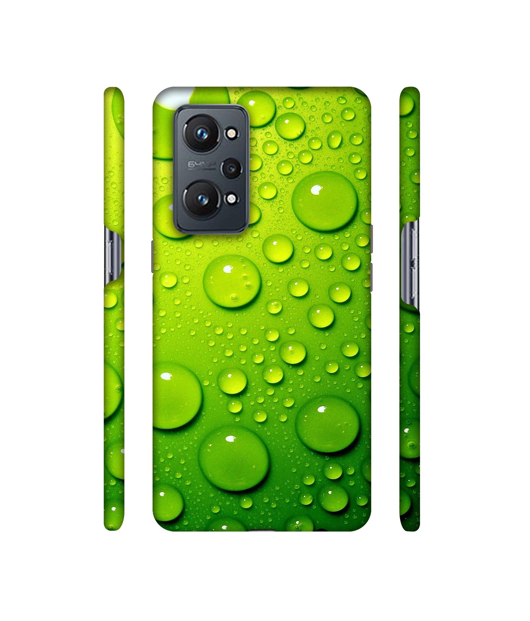 Green Bubbles Designer Hard Back Cover for Realme GT Neo2
