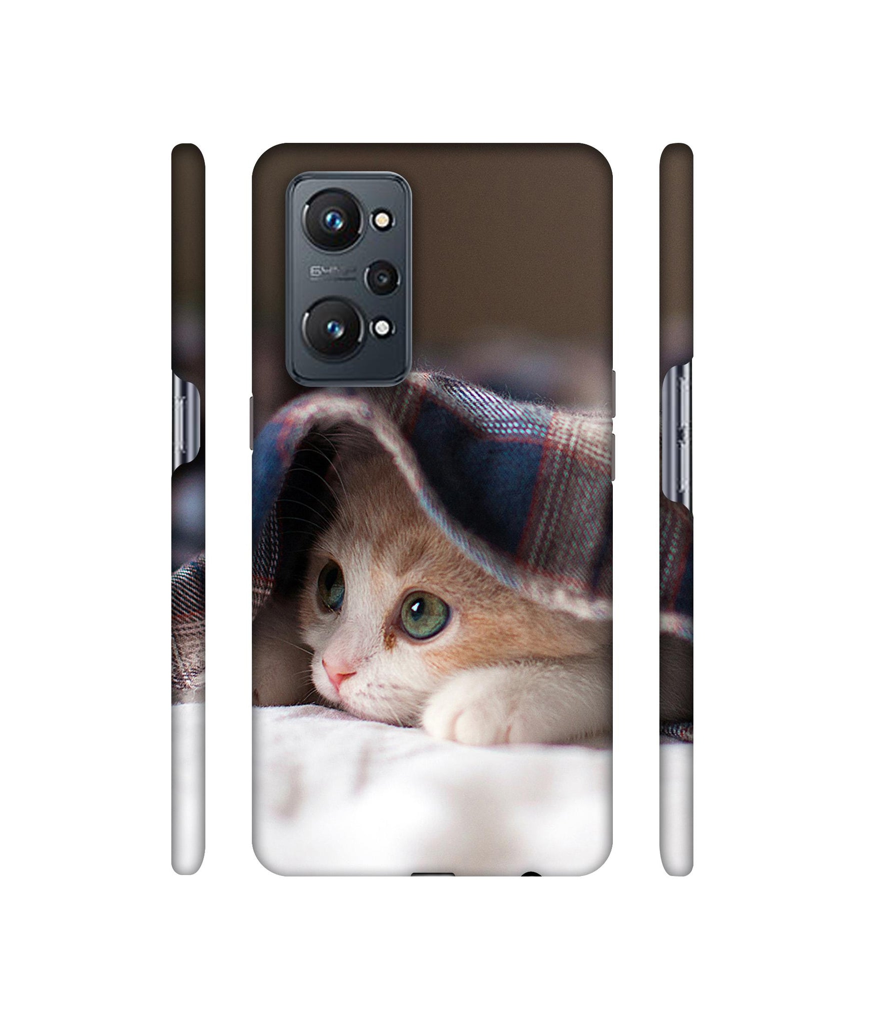 Sleepy Kitten Designer Hard Back Cover for Realme GT Neo2